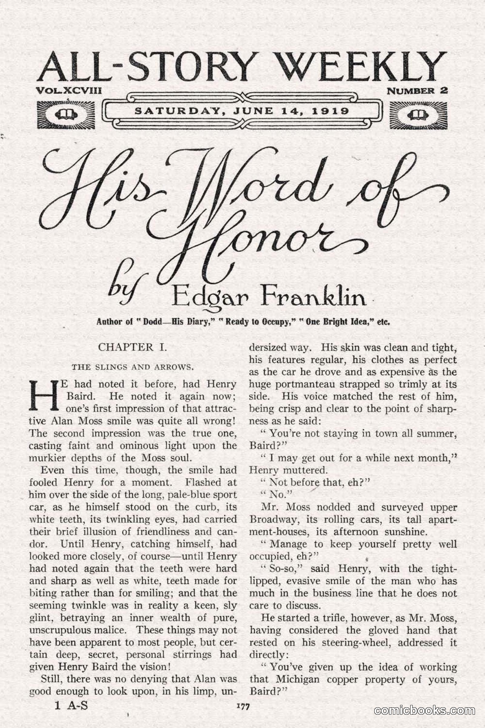 All Story Magazine, June 14, 1919 — page 11 of 192
