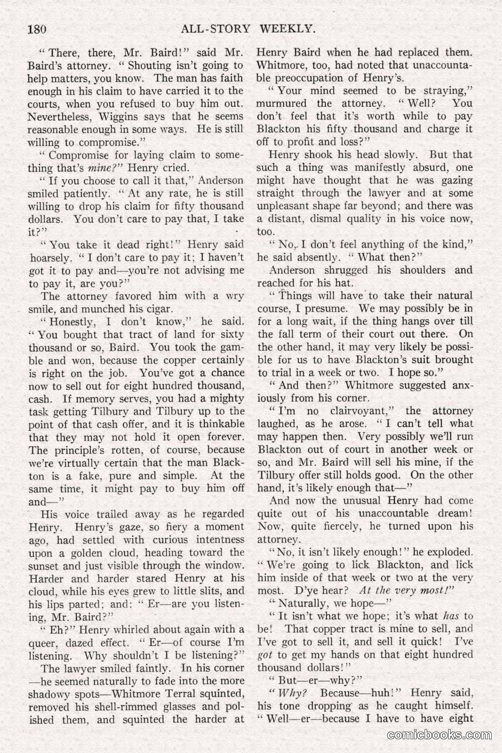 All Story Magazine, June 14, 1919 — page 14 of 192