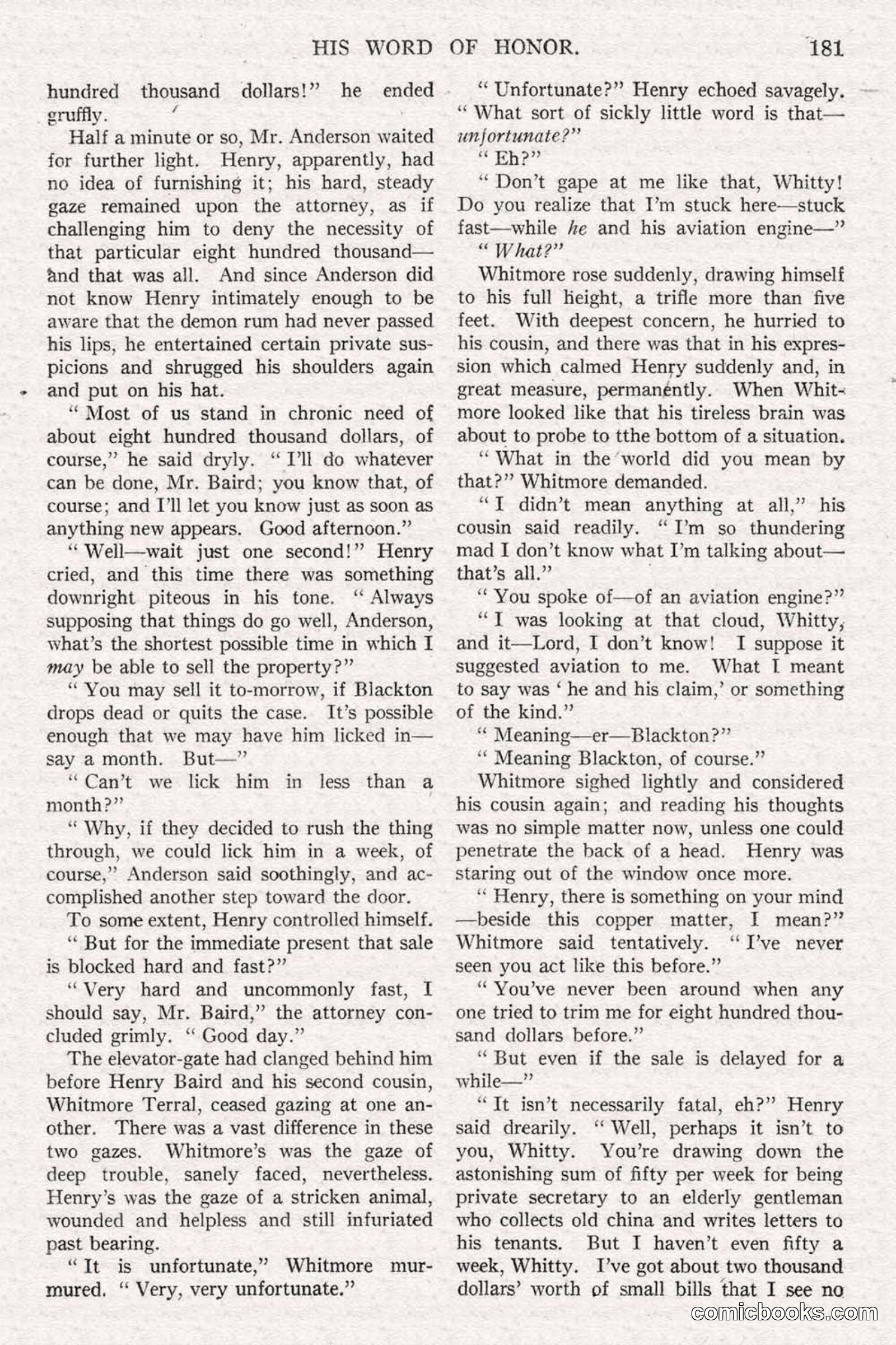 All Story Magazine, June 14, 1919 — page 15 of 192