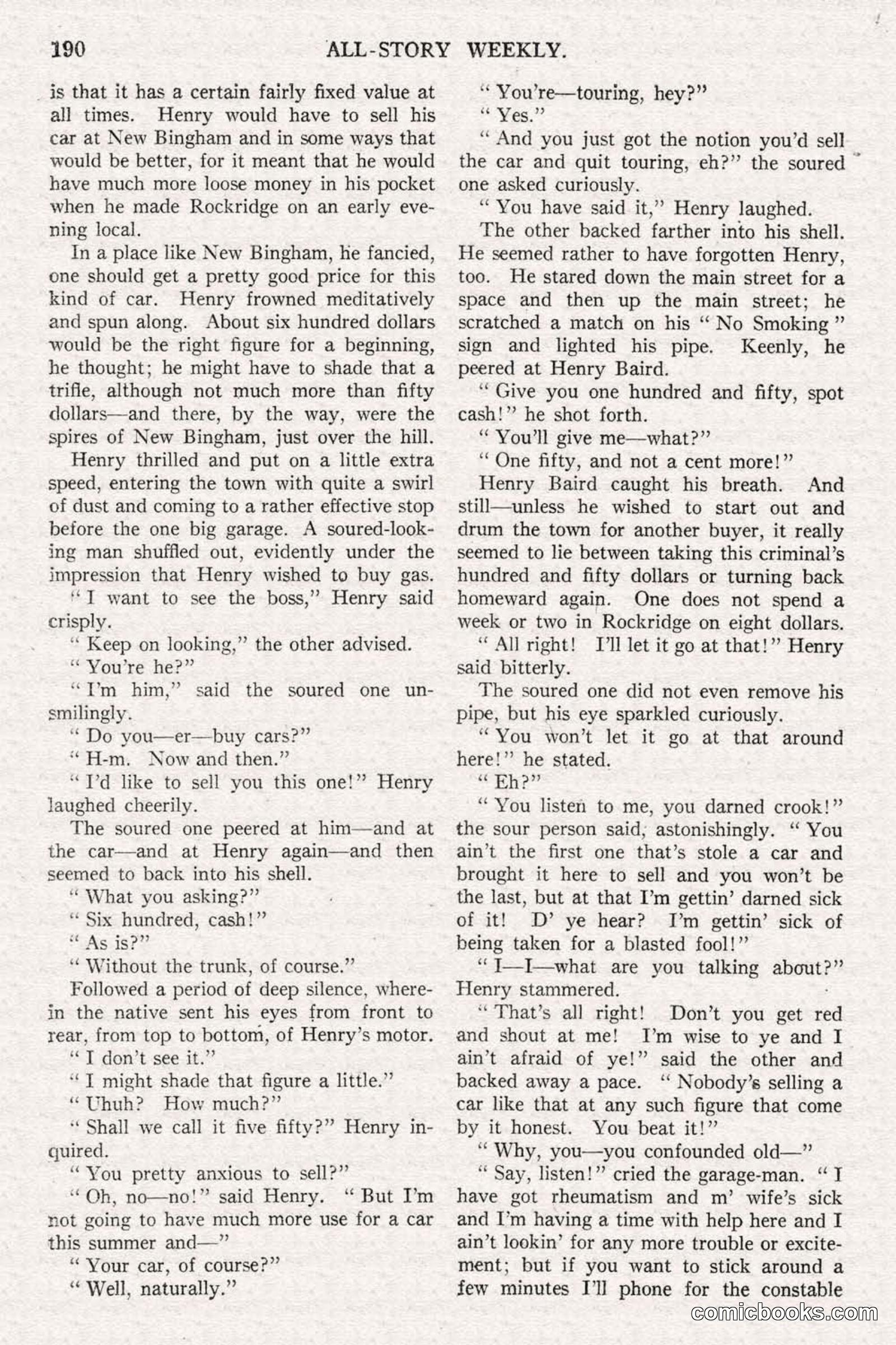 All Story Magazine, June 14, 1919 — page 24 of 192