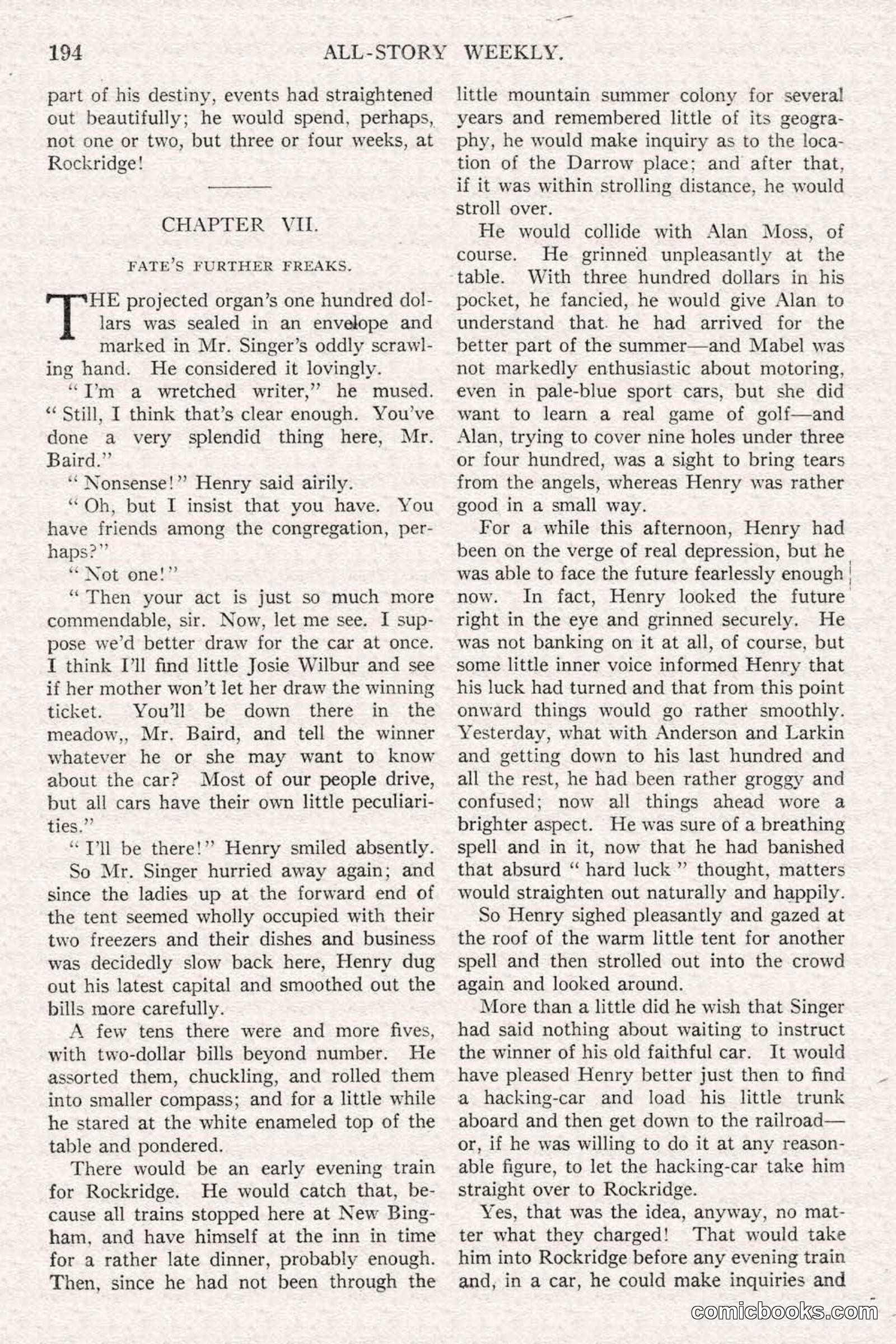 All Story Magazine, June 14, 1919 — page 28 of 192