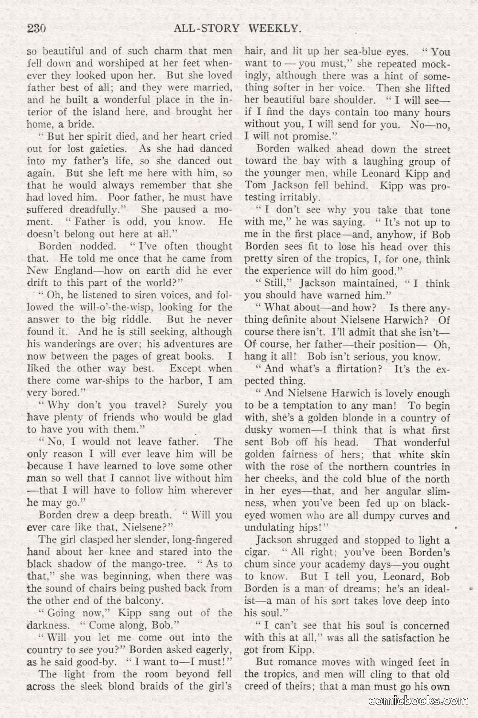All Story Magazine, June 14, 1919 — page 64 of 192