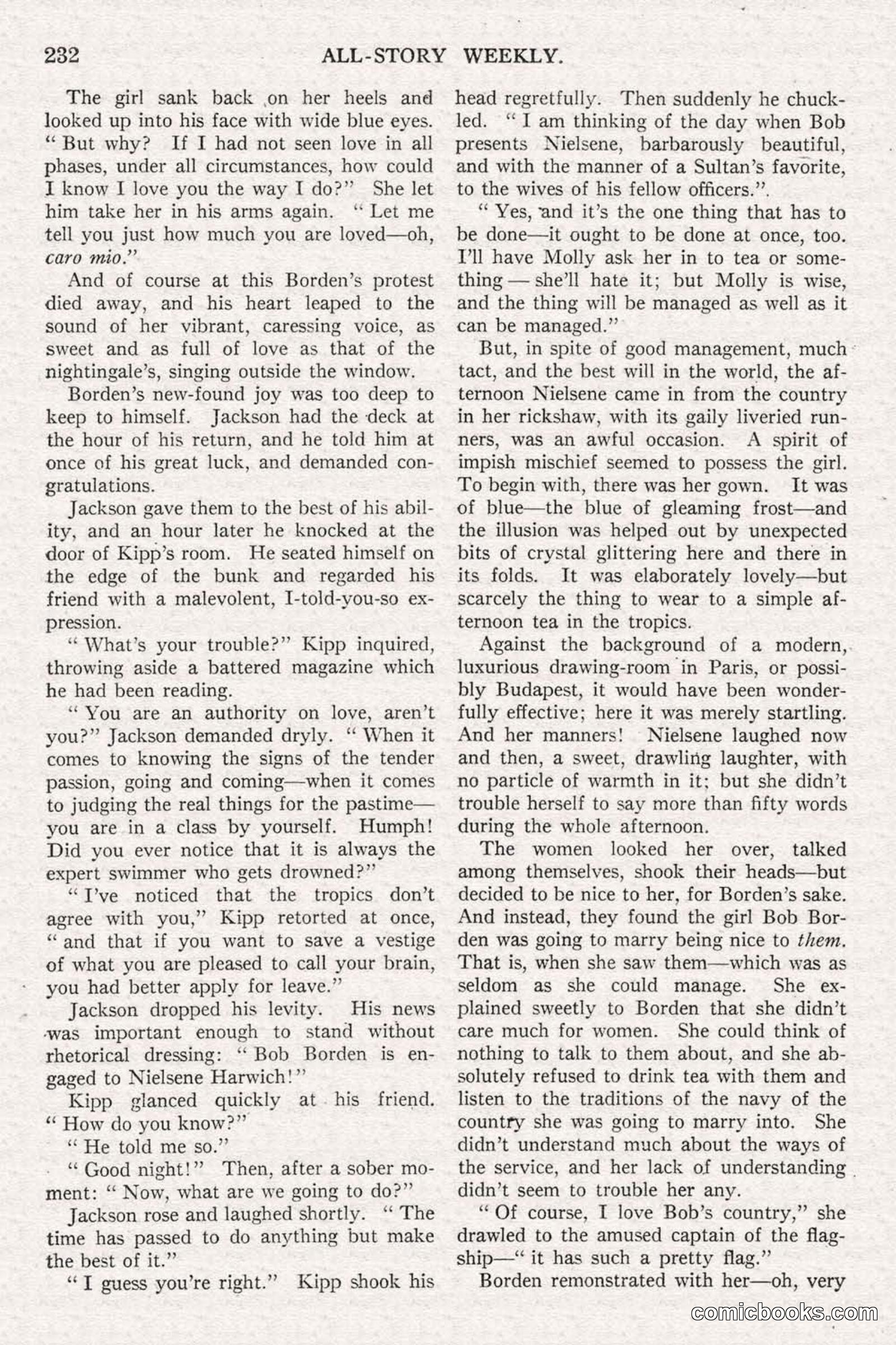 All Story Magazine, June 14, 1919 — page 66 of 192