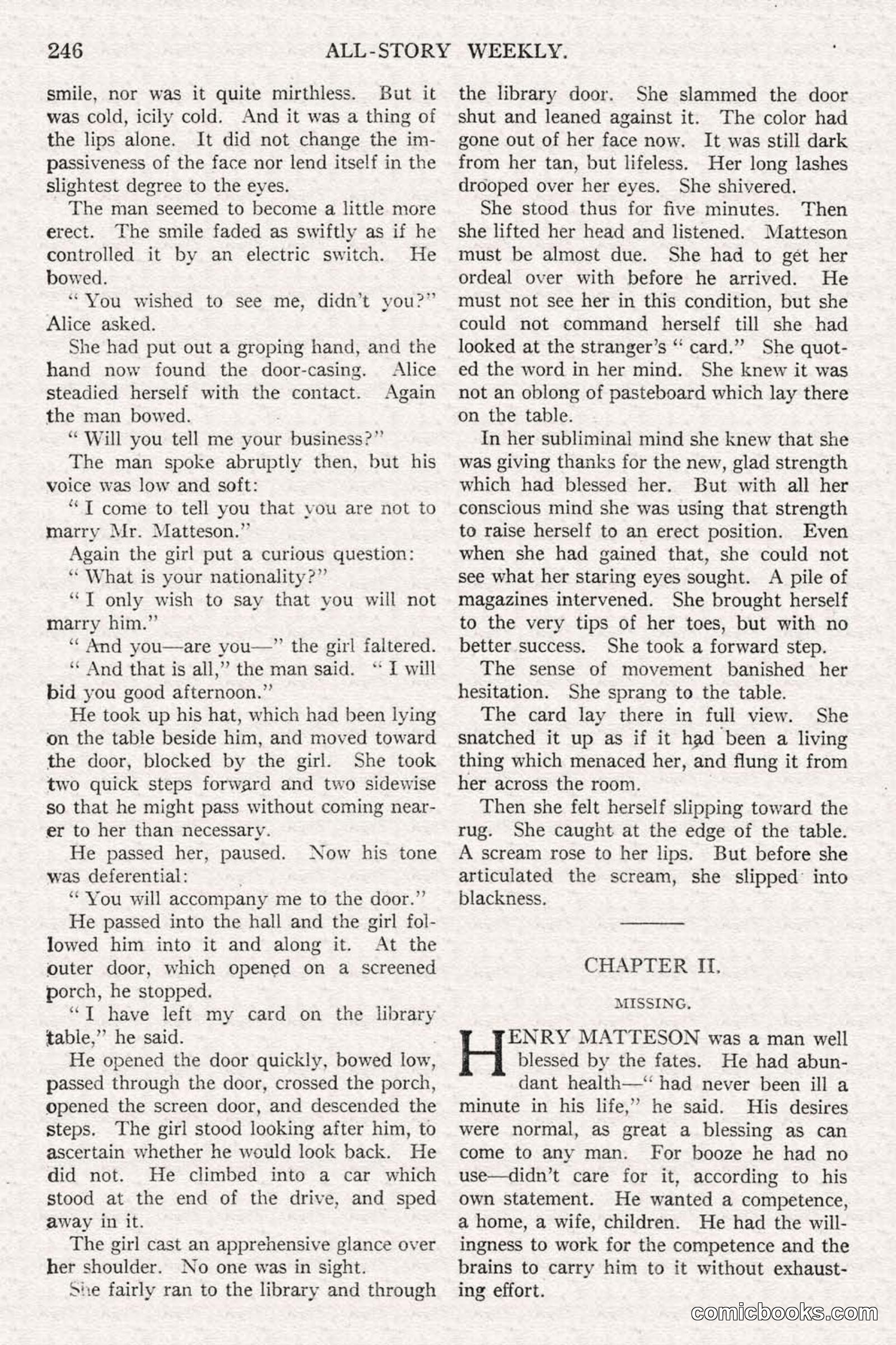 All Story Magazine, June 14, 1919 — page 80 of 192