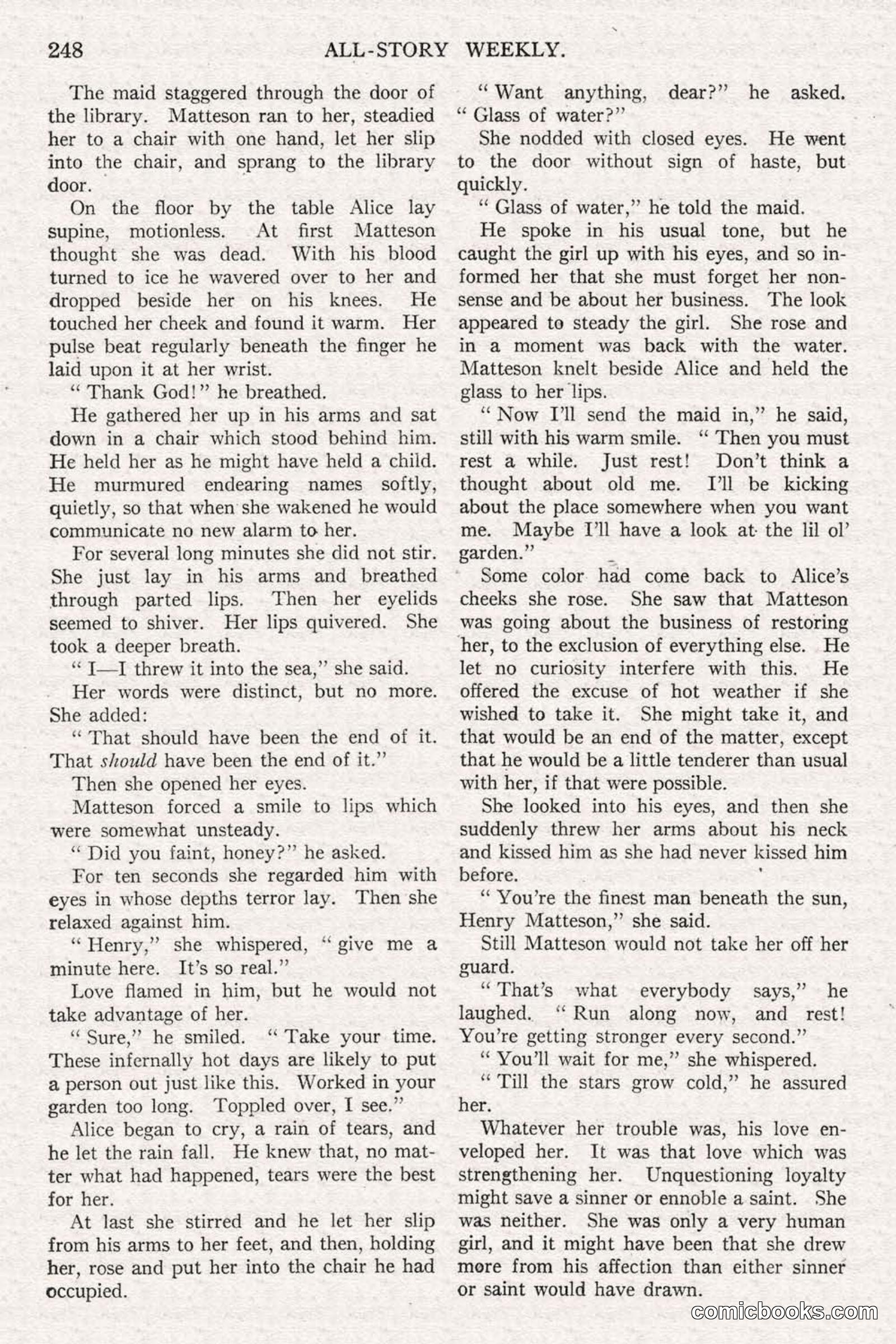 All Story Magazine, June 14, 1919 — page 82 of 192