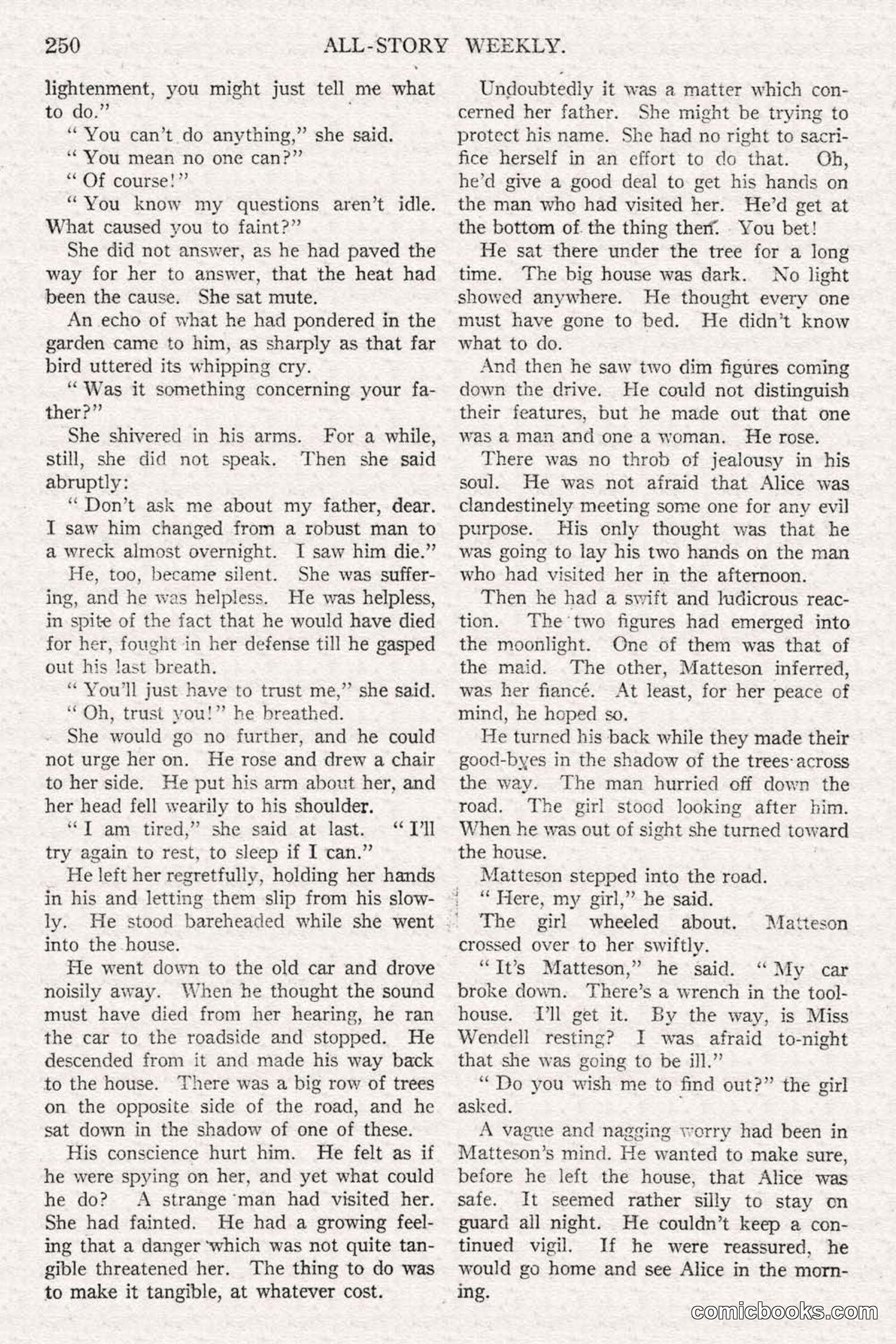 All Story Magazine, June 14, 1919 — page 84 of 192