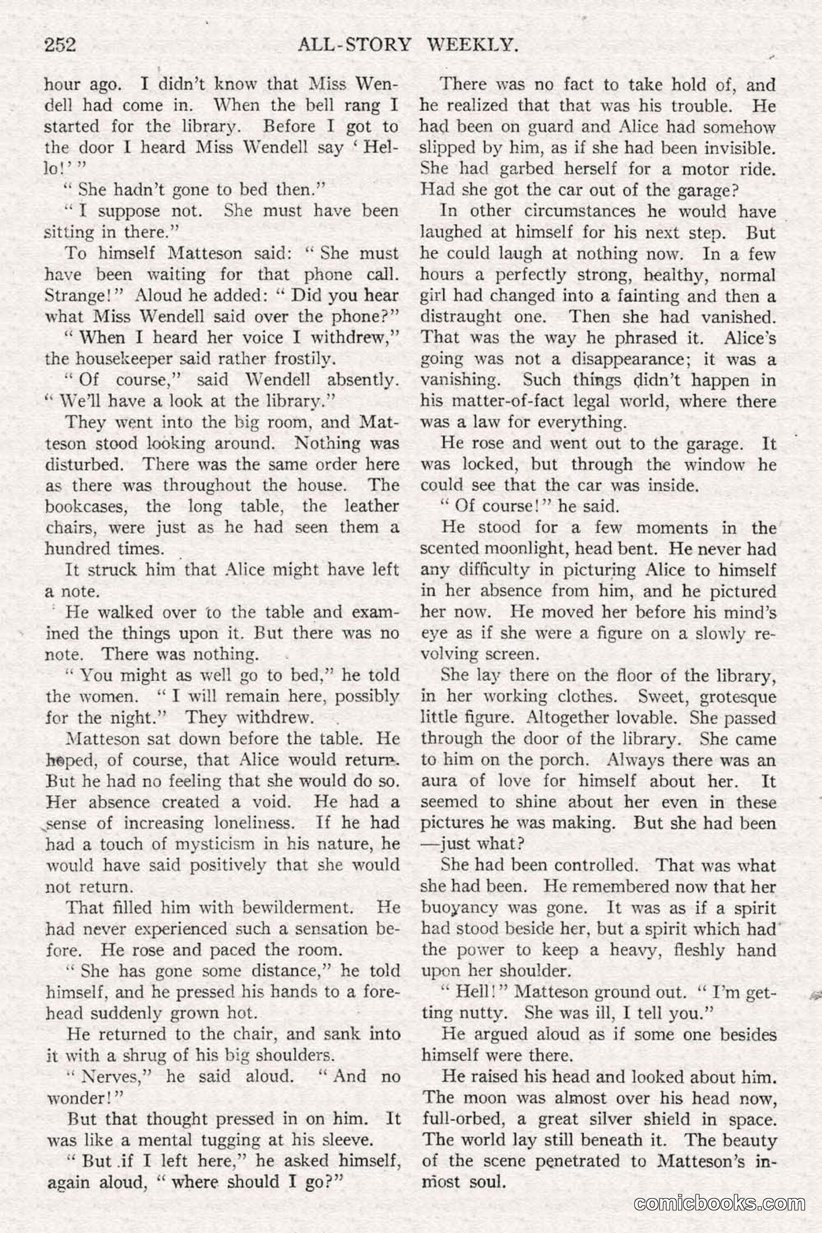 All Story Magazine, June 14, 1919 — page 86 of 192
