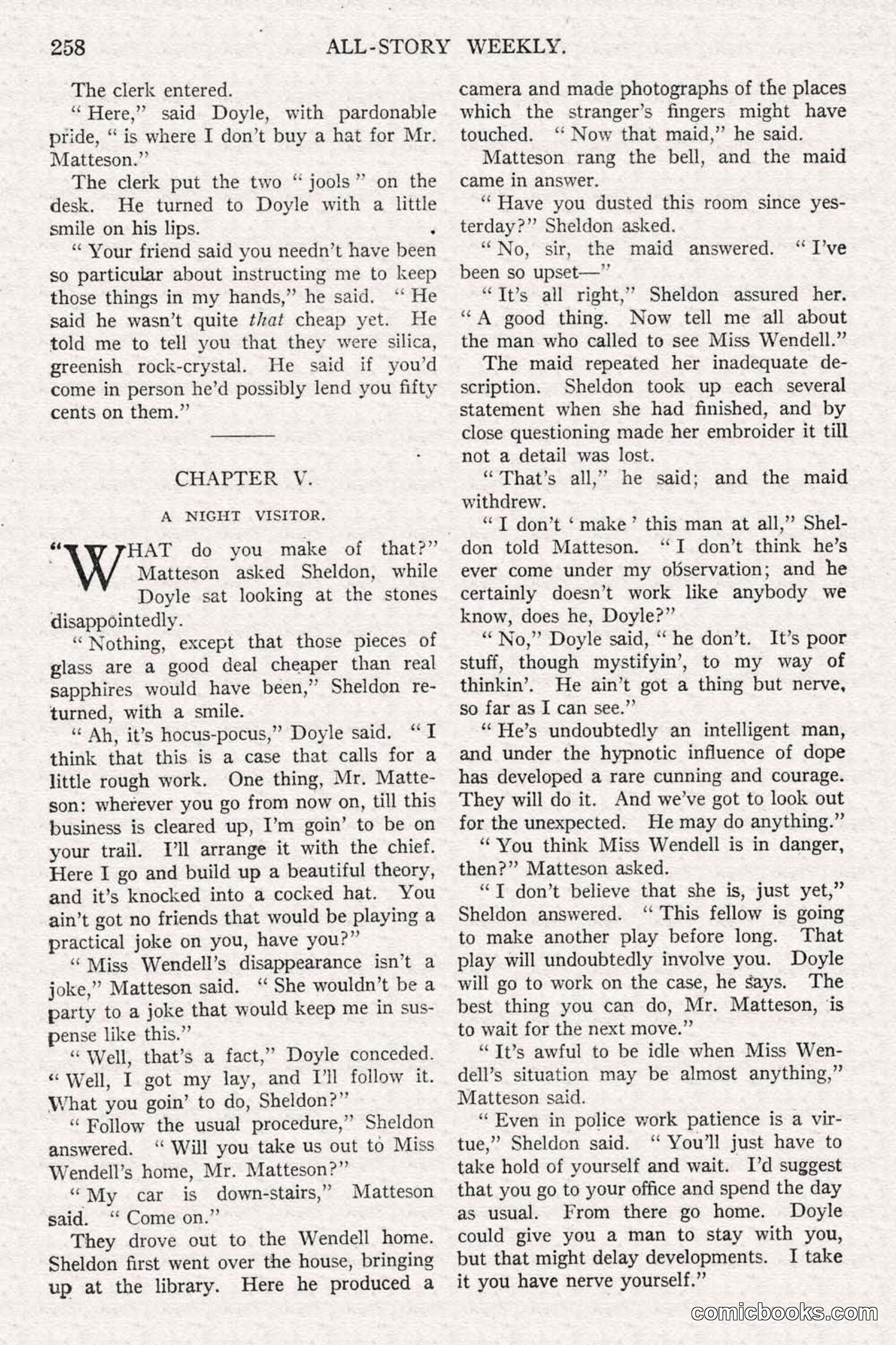 All Story Magazine, June 14, 1919 — page 92 of 192