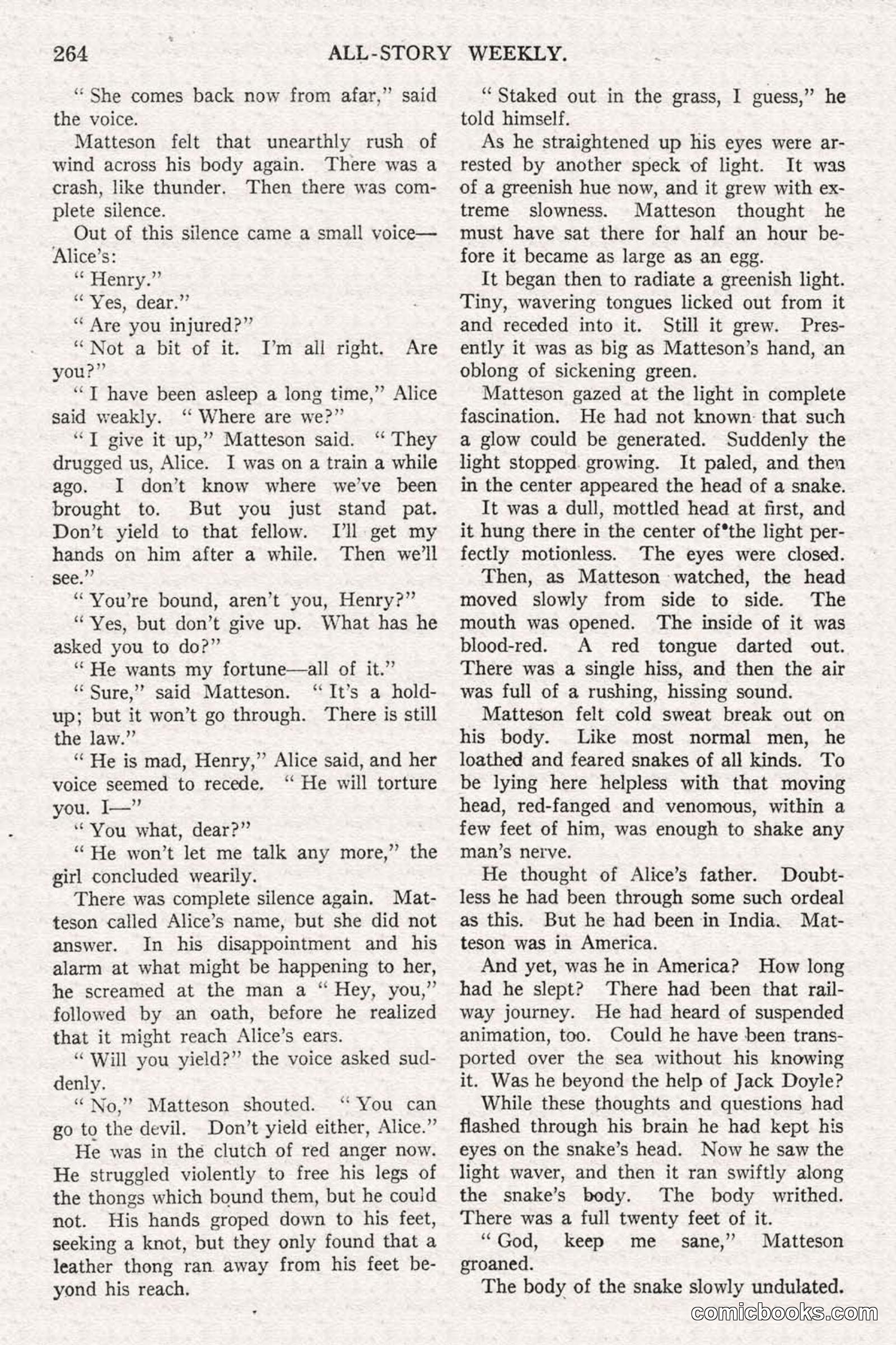 All Story Magazine, June 14, 1919 — page 98 of 192