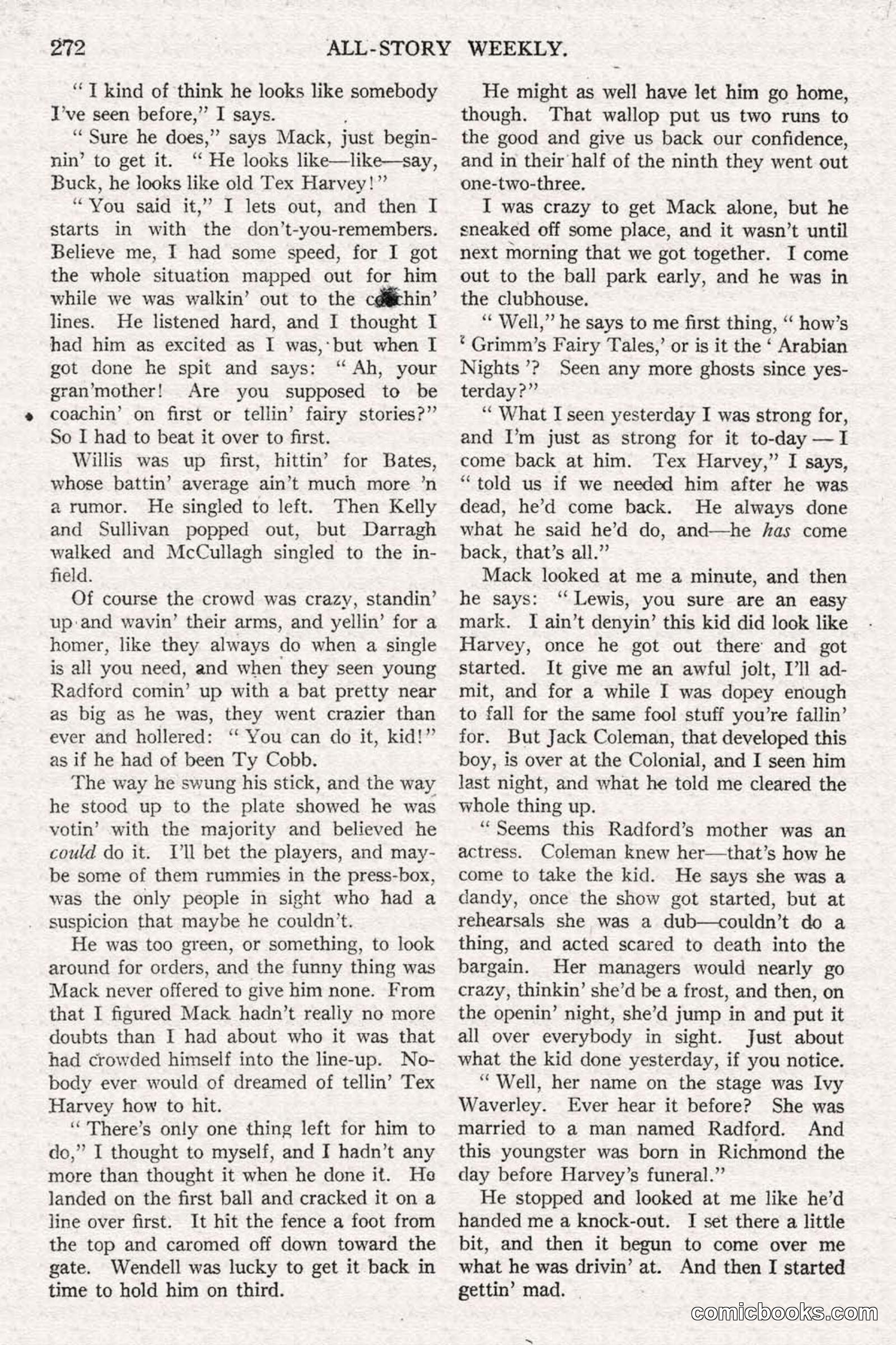 All Story Magazine, June 14, 1919 — page 106 of 192