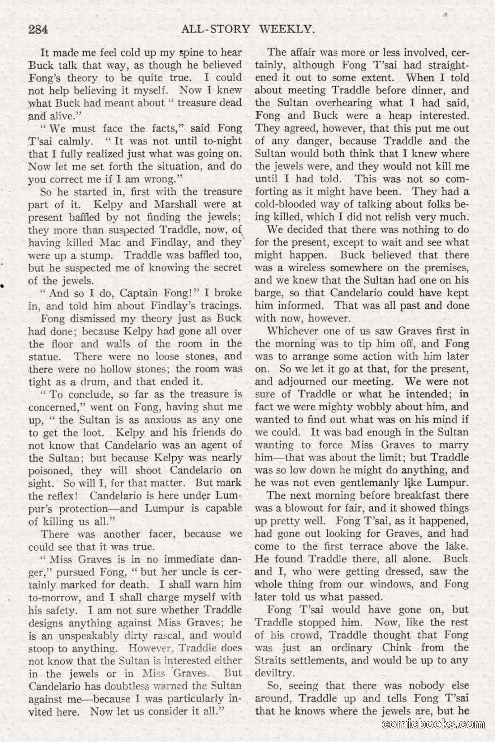 All Story Magazine, June 14, 1919 — page 118 of 192