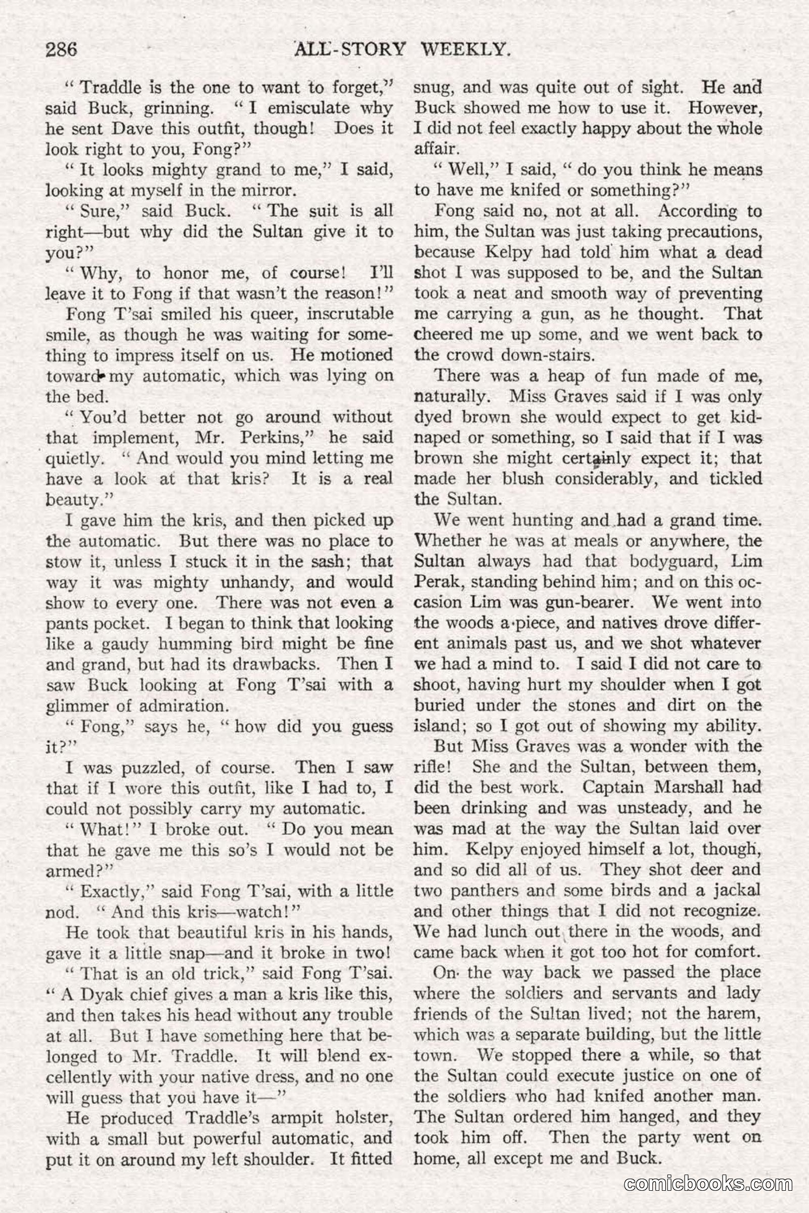 All Story Magazine, June 14, 1919 — page 120 of 192