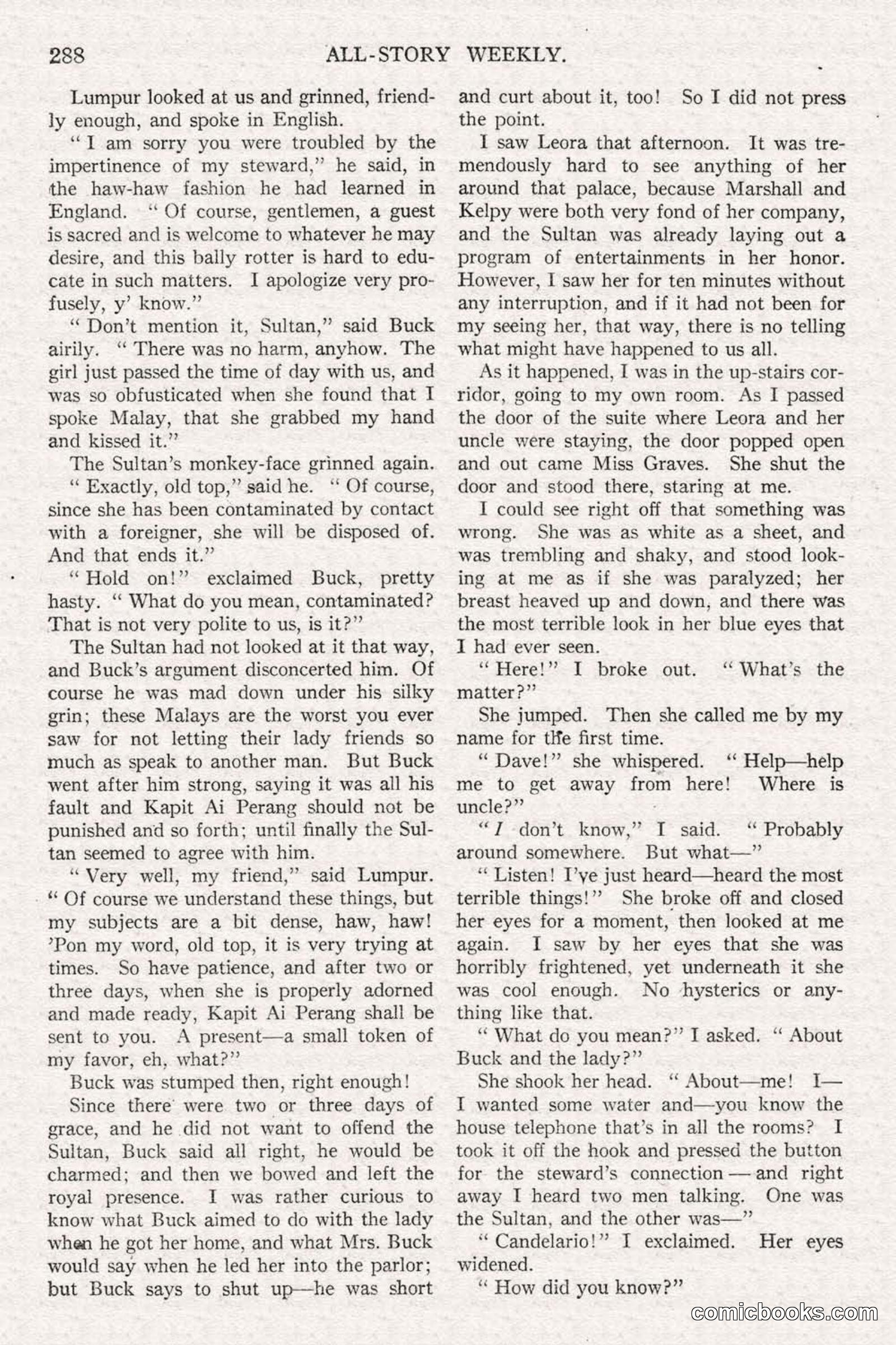 All Story Magazine, June 14, 1919 — page 122 of 192