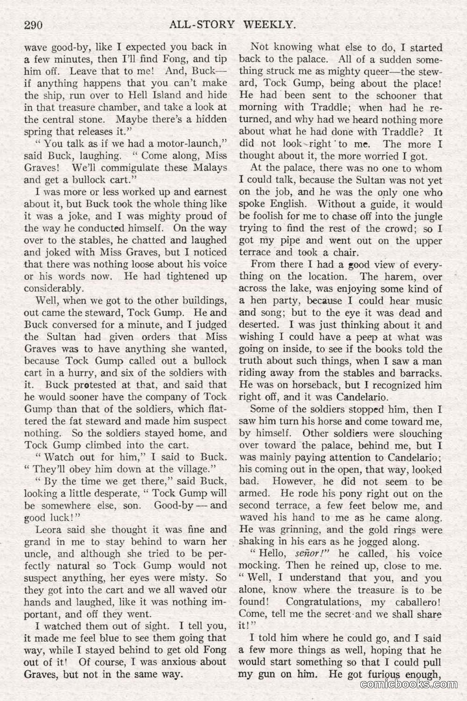 All Story Magazine, June 14, 1919 — page 124 of 192
