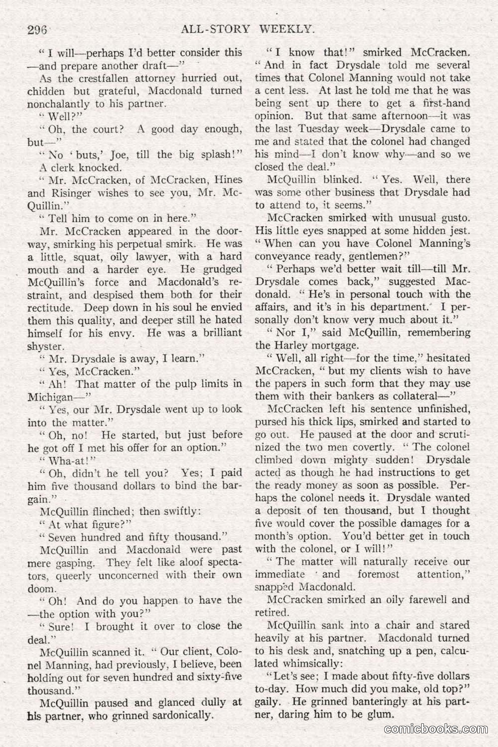 All Story Magazine, June 14, 1919 — page 130 of 192