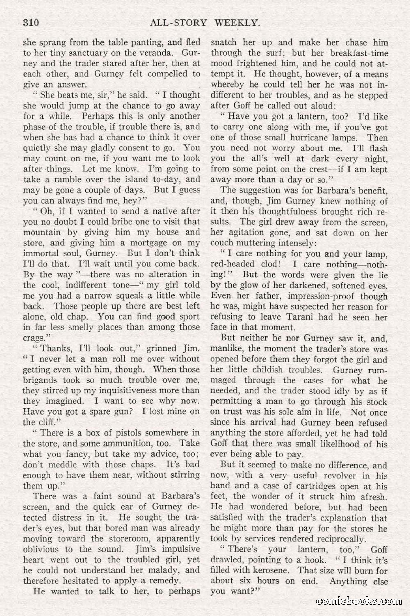 All Story Magazine, June 14, 1919 — page 144 of 192