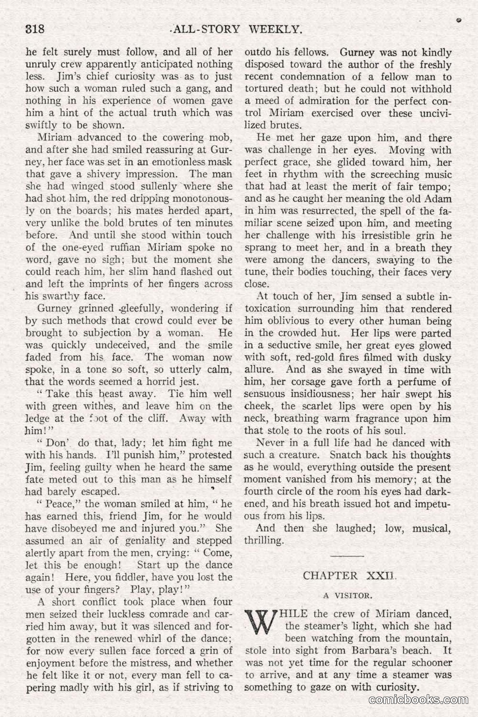 All Story Magazine, June 14, 1919 — page 152 of 192