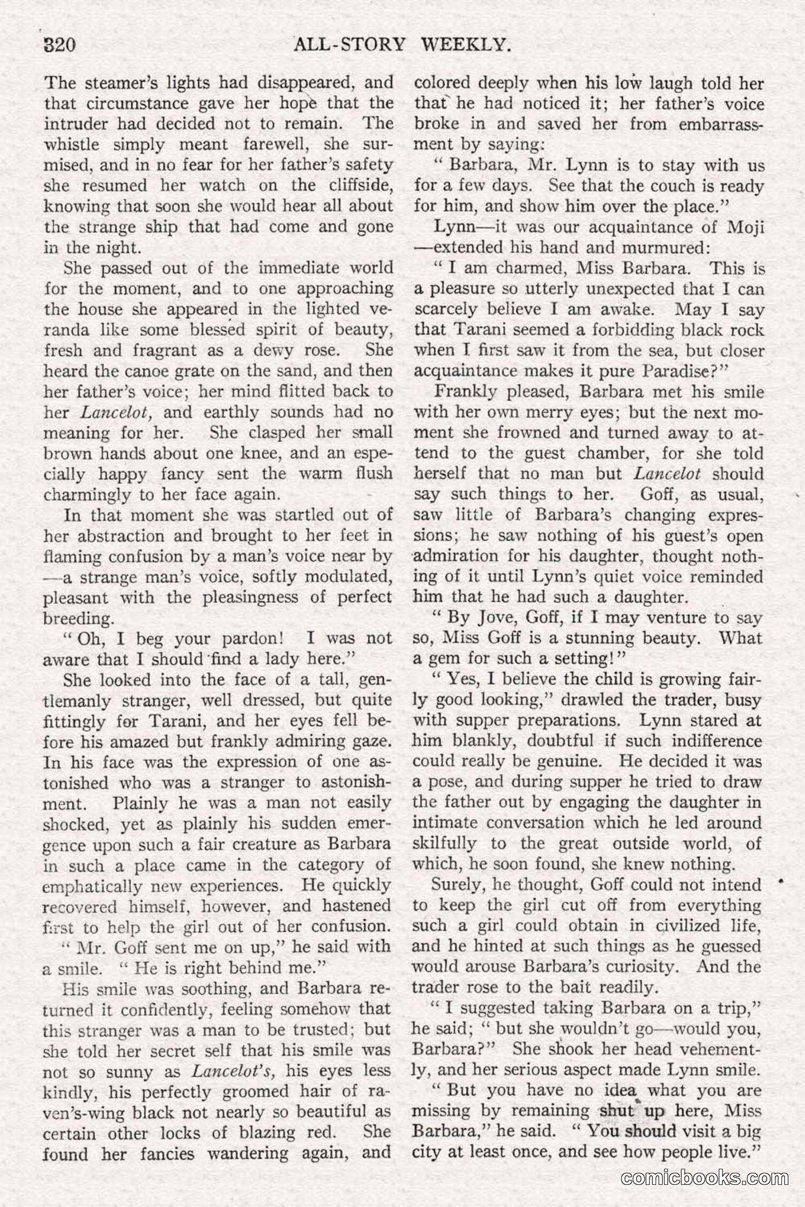 All Story Magazine, June 14, 1919 — page 154 of 192