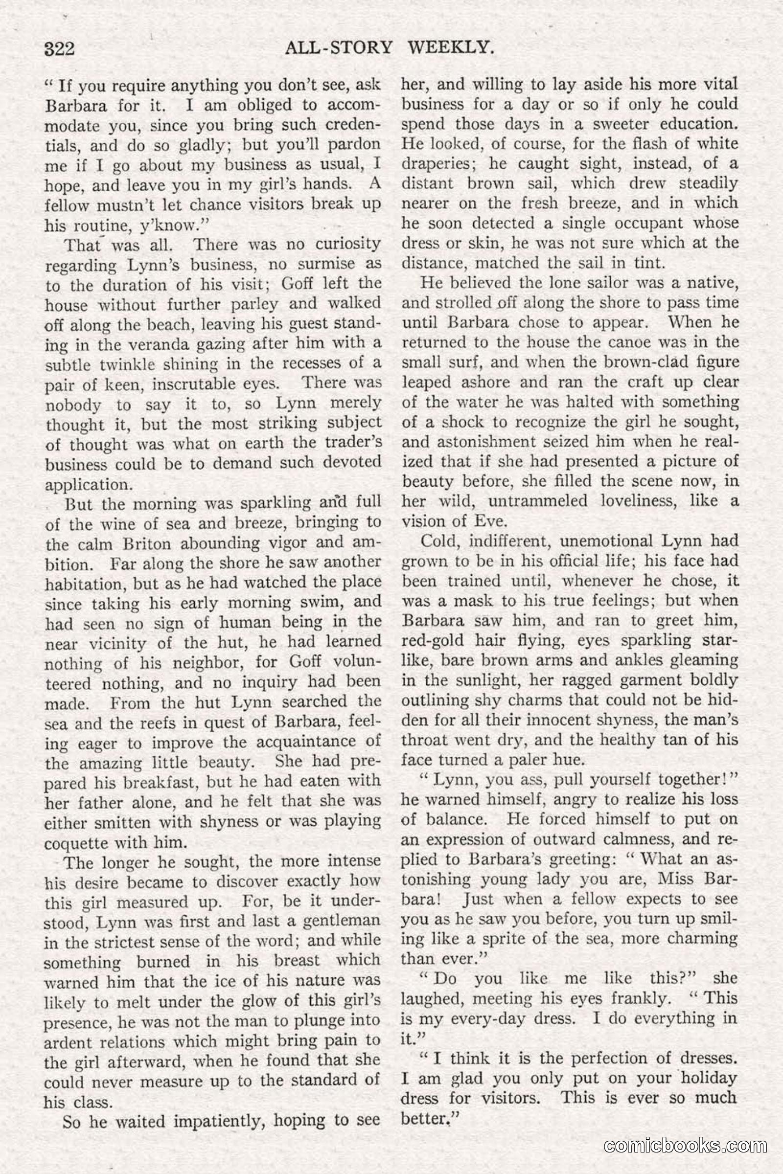 All Story Magazine, June 14, 1919 — page 156 of 192
