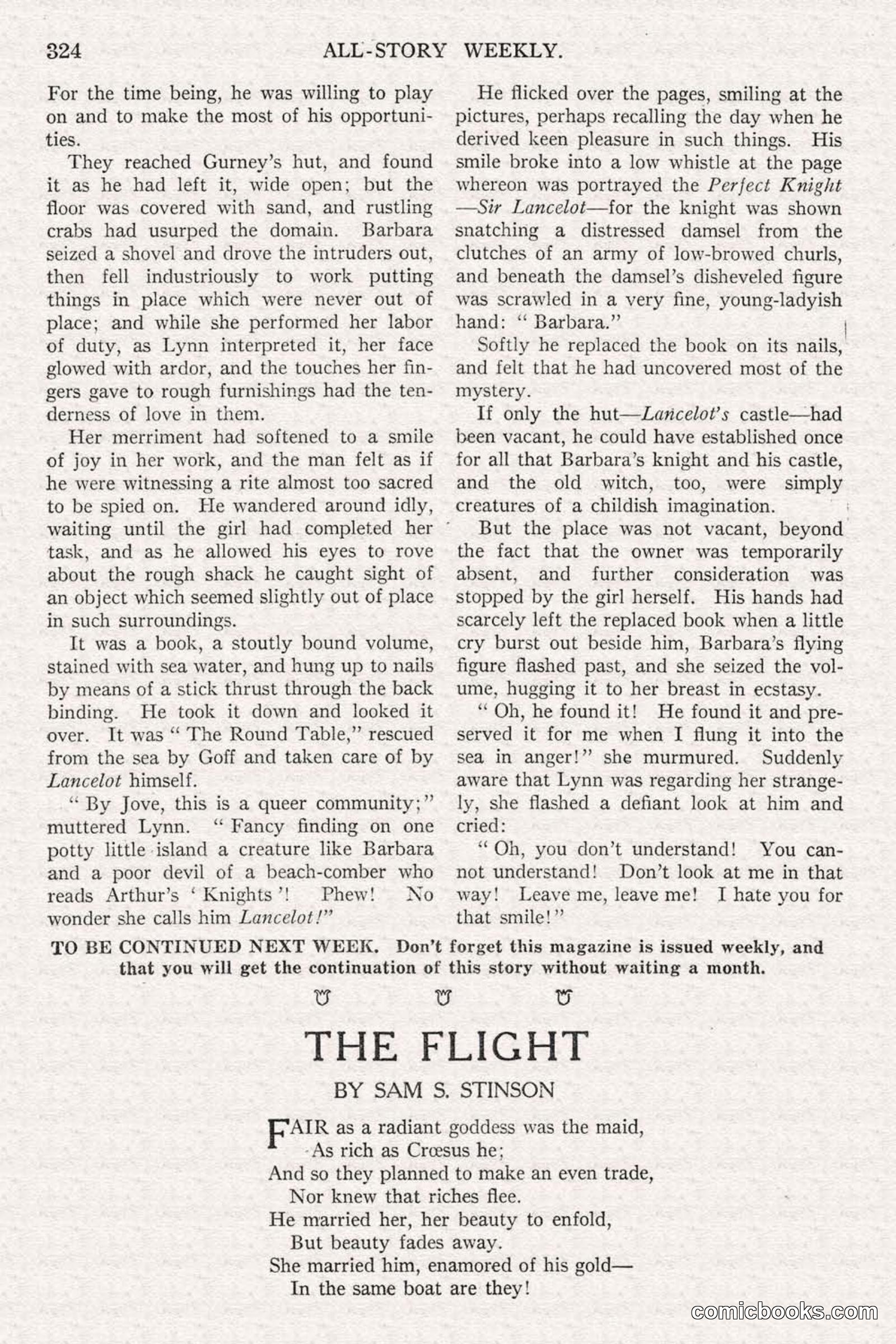 All Story Magazine, June 14, 1919 — page 158 of 192