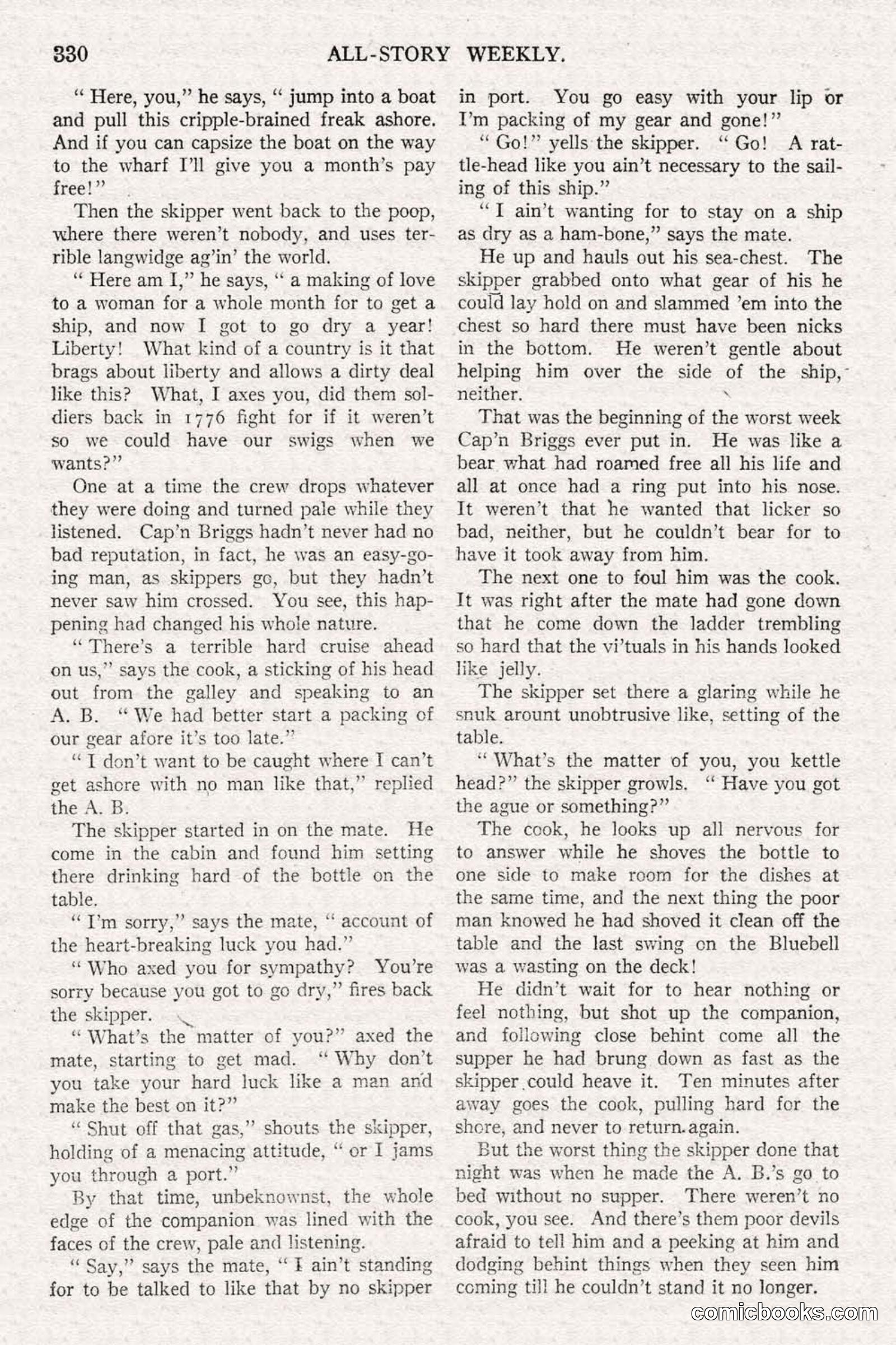 All Story Magazine, June 14, 1919 — page 164 of 192