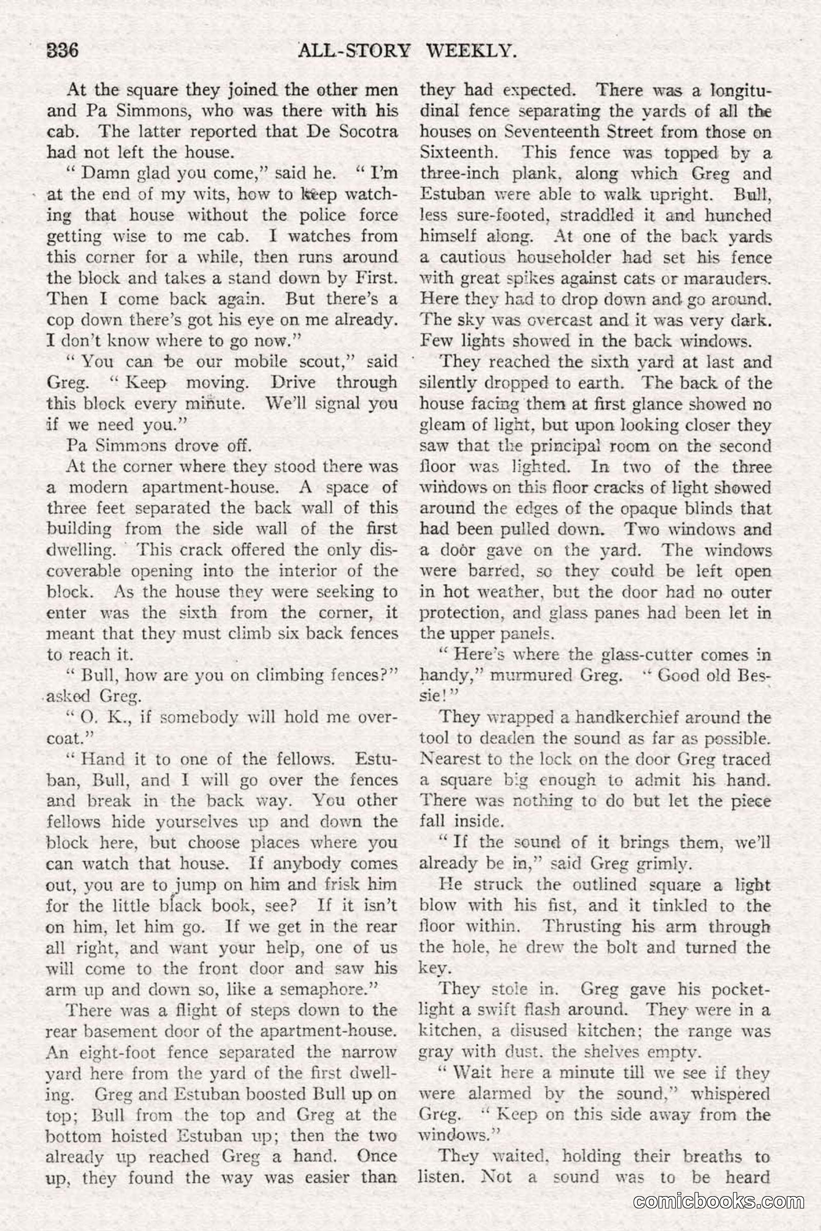 All Story Magazine, June 14, 1919 — page 170 of 192