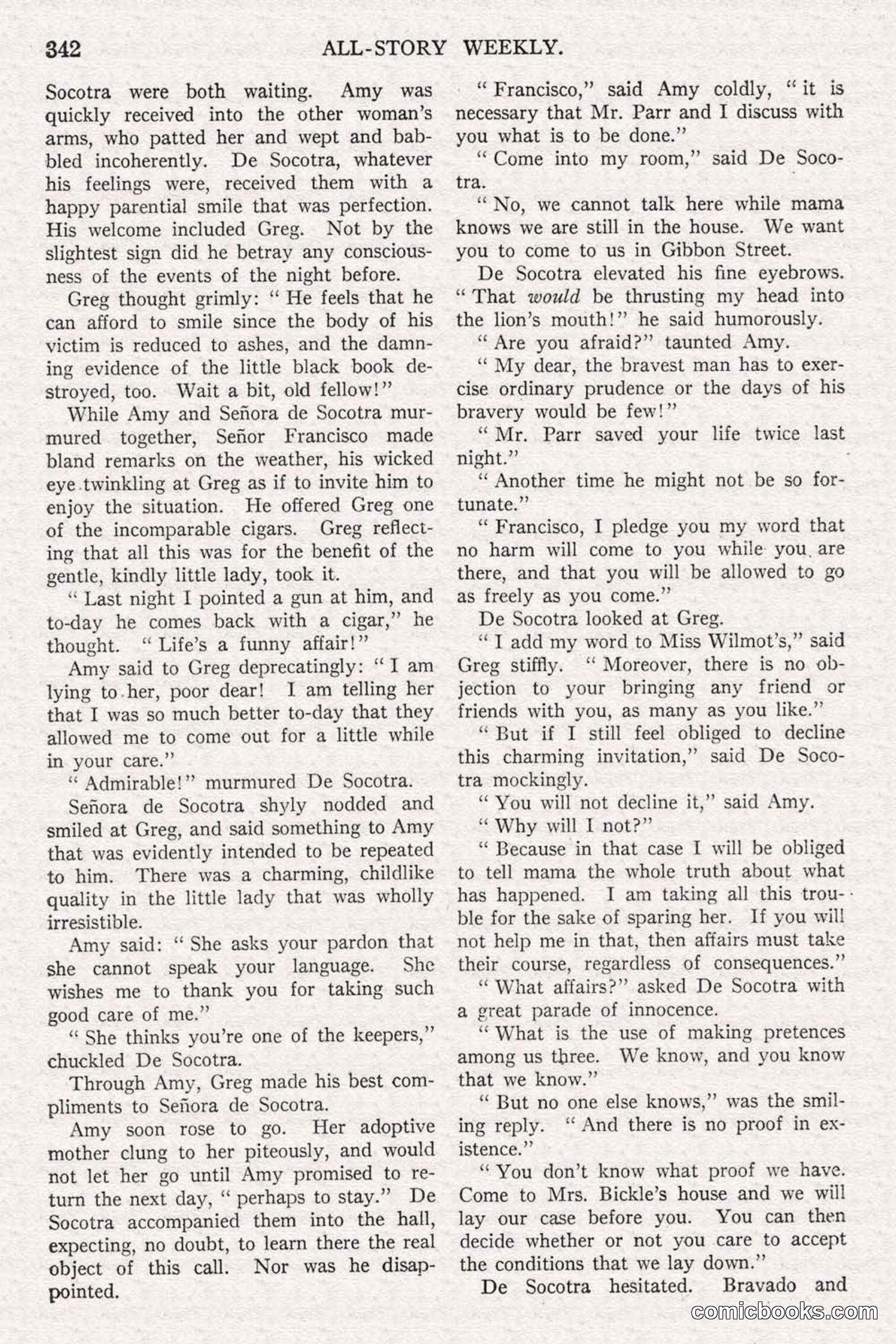 All Story Magazine, June 14, 1919 — page 176 of 192
