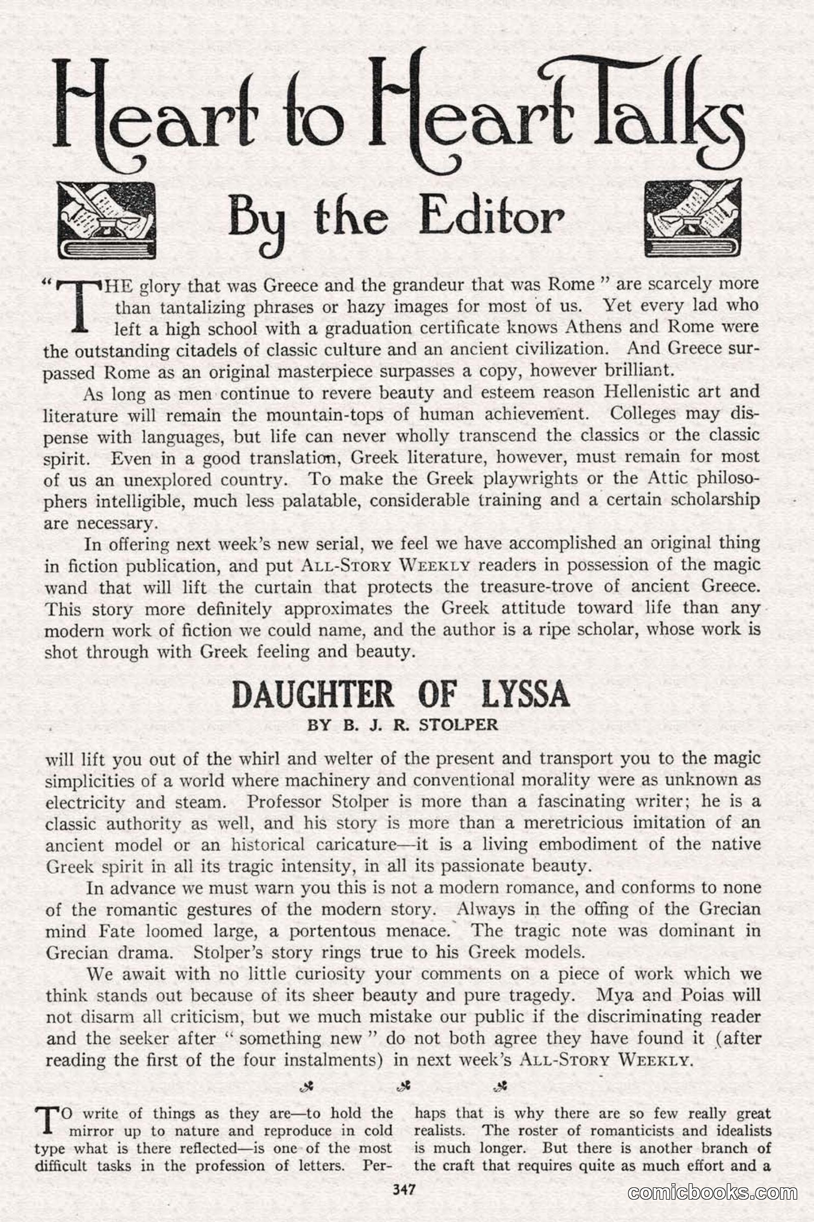 All Story Magazine, June 14, 1919 — page 181 of 192