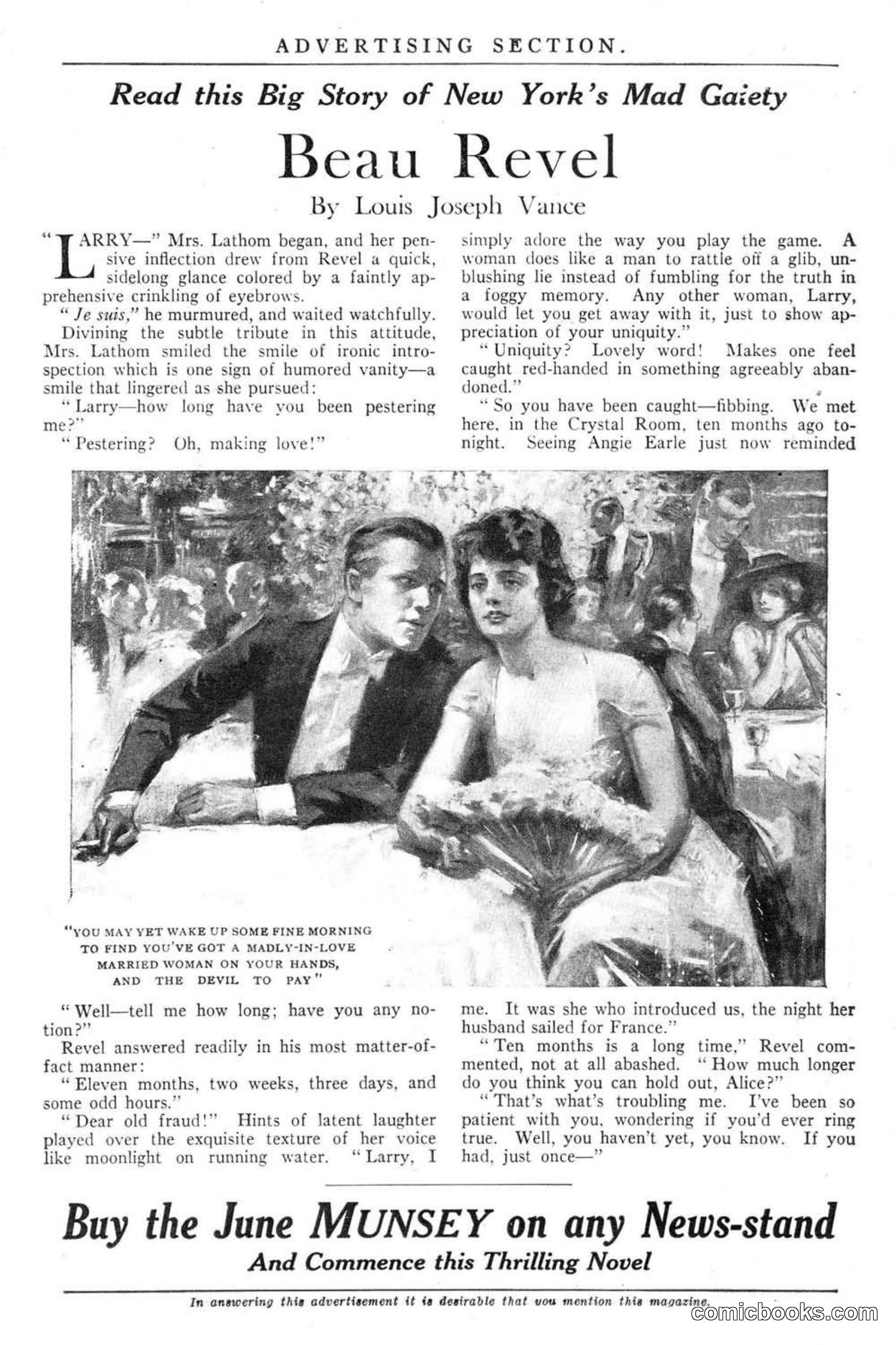 All Story Magazine, June 14, 1919 — page 188 of 192