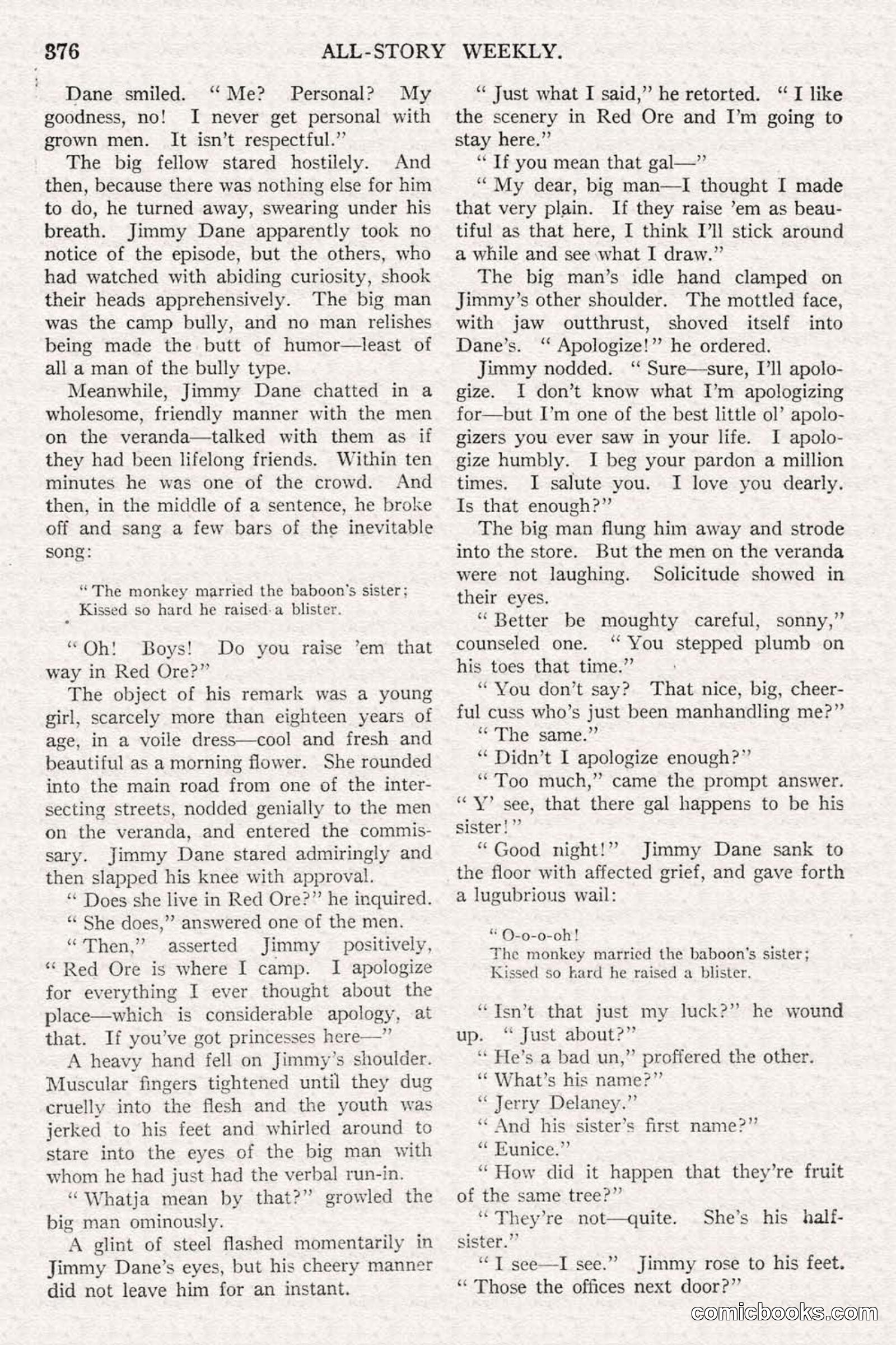 All Story Magazine, June 21, 1919 — page 34 of 188