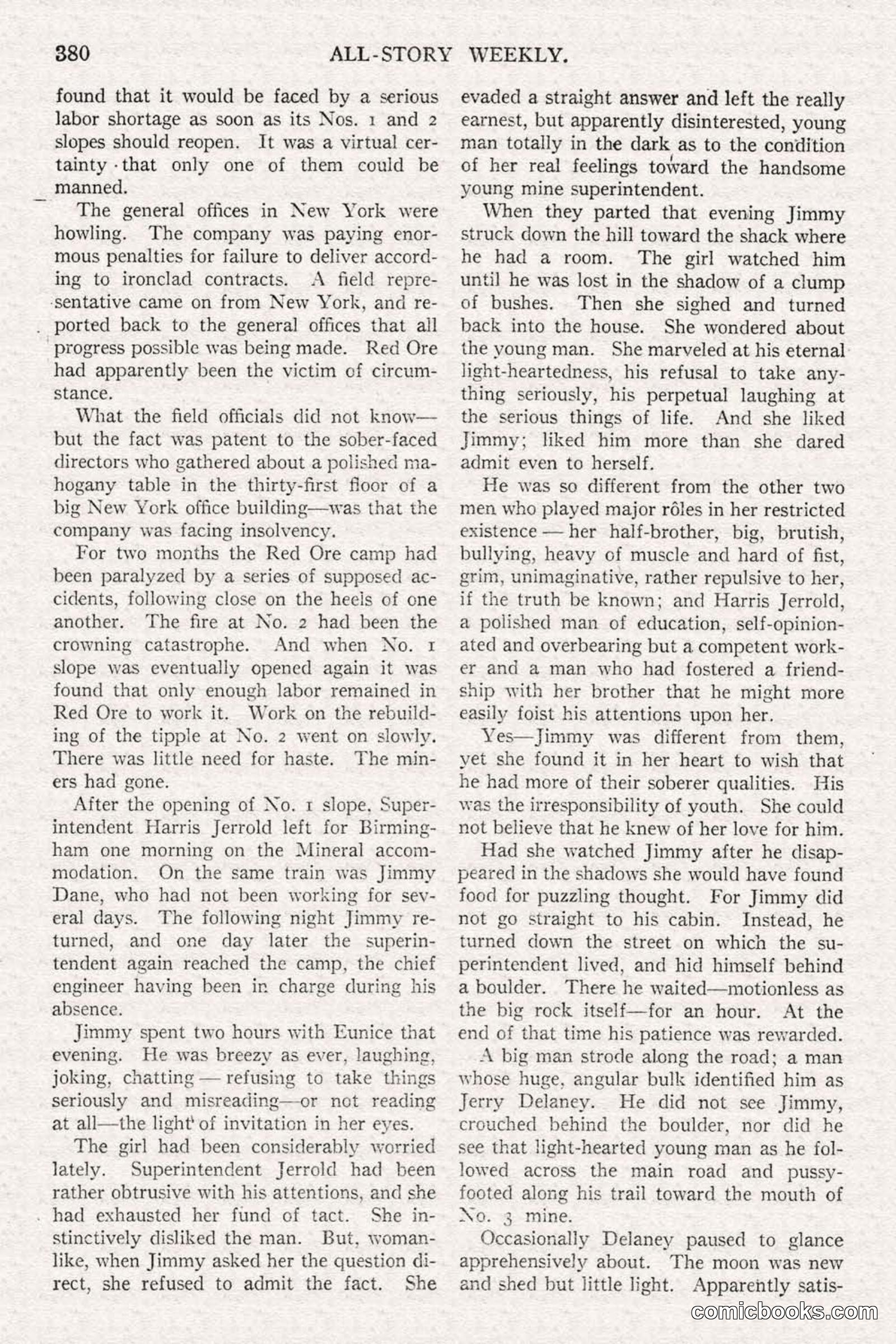 All Story Magazine, June 21, 1919 — page 38 of 188