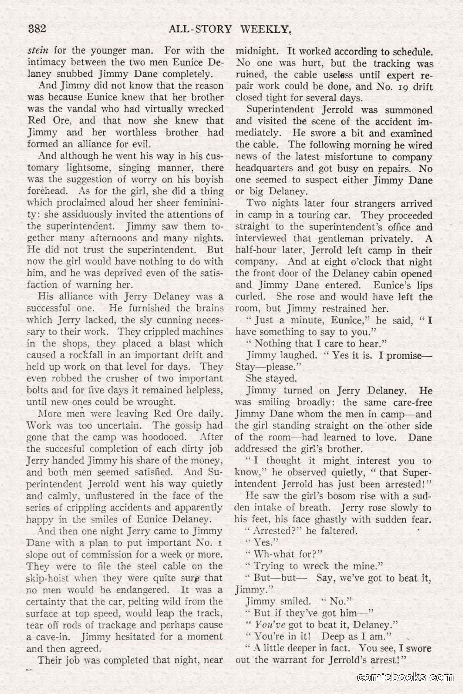 All Story Magazine, June 21, 1919 — page 40 of 188