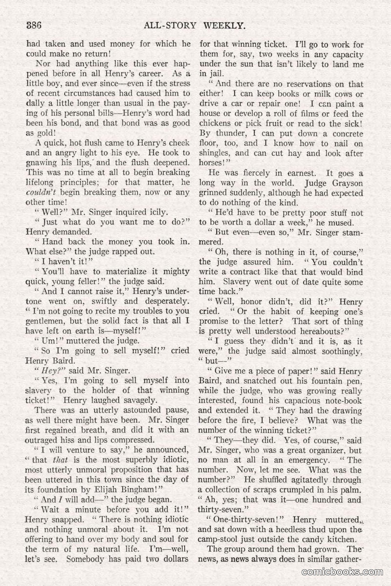 All Story Magazine, June 21, 1919 — page 44 of 188