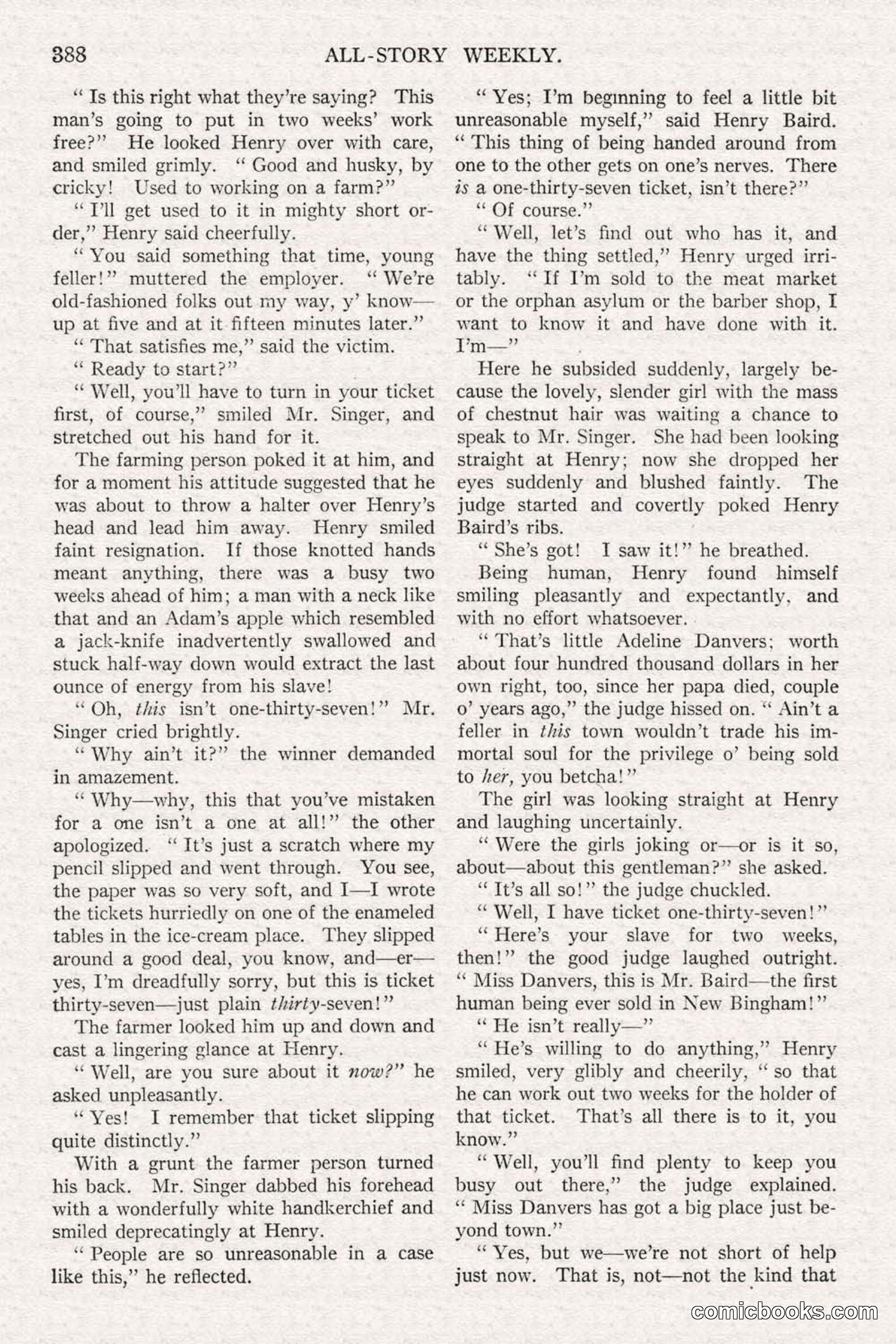 All Story Magazine, June 21, 1919 — page 46 of 188
