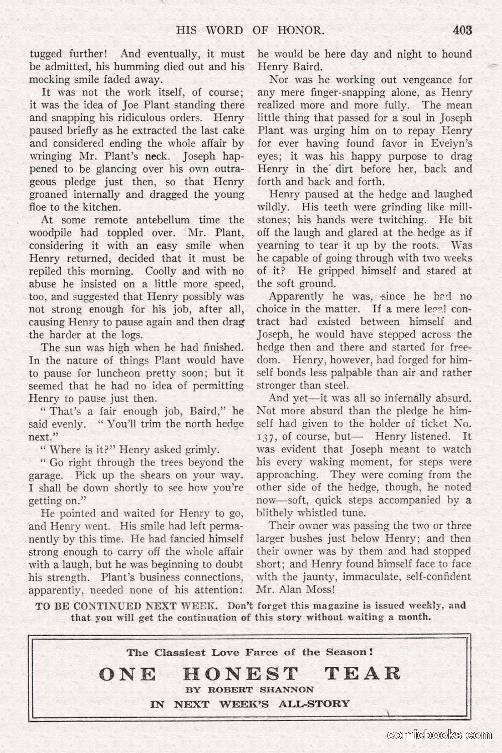 All Story Magazine, June 21, 1919 — page 61 of 188