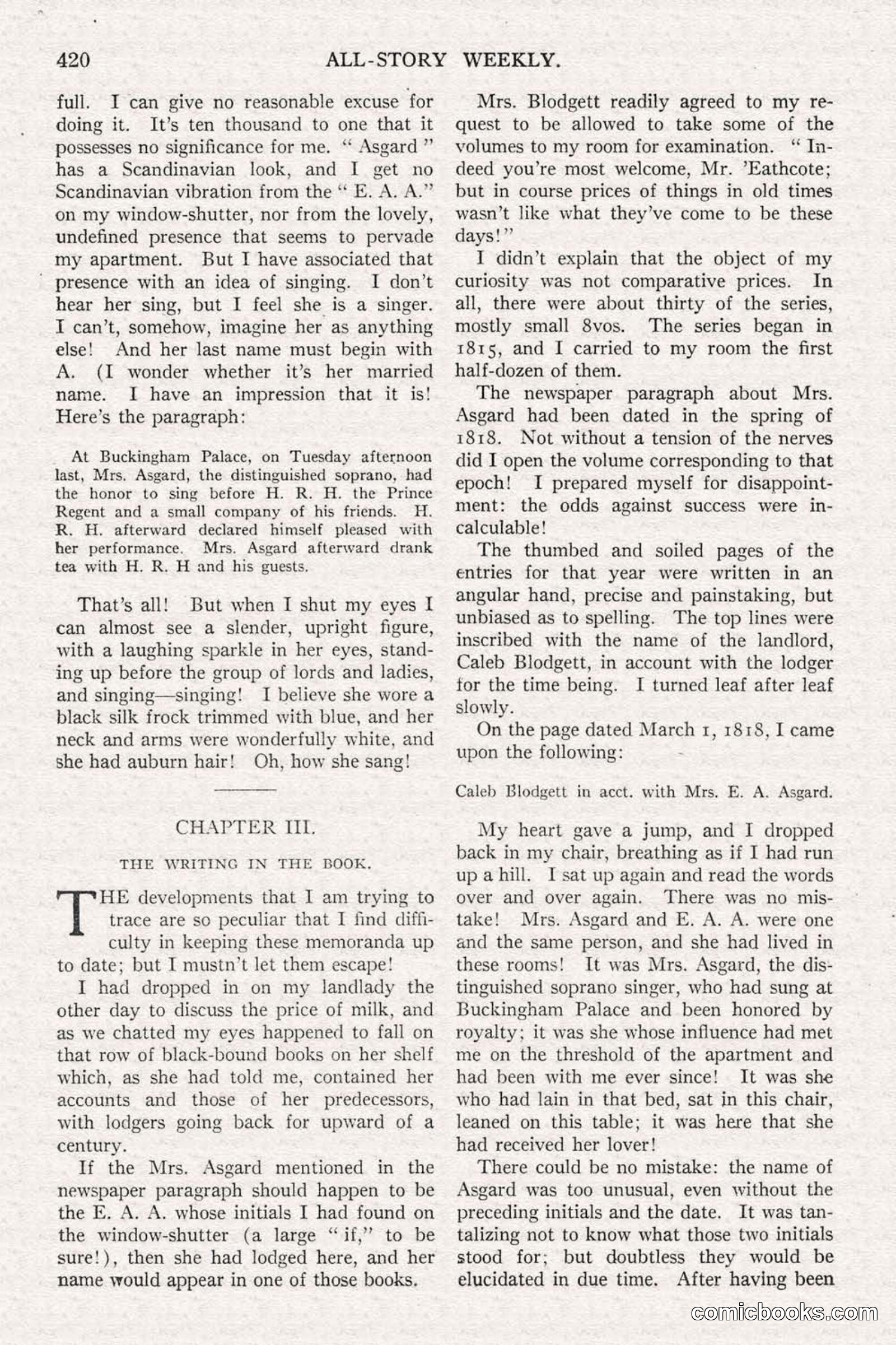 All Story Magazine, June 21, 1919 — page 78 of 188