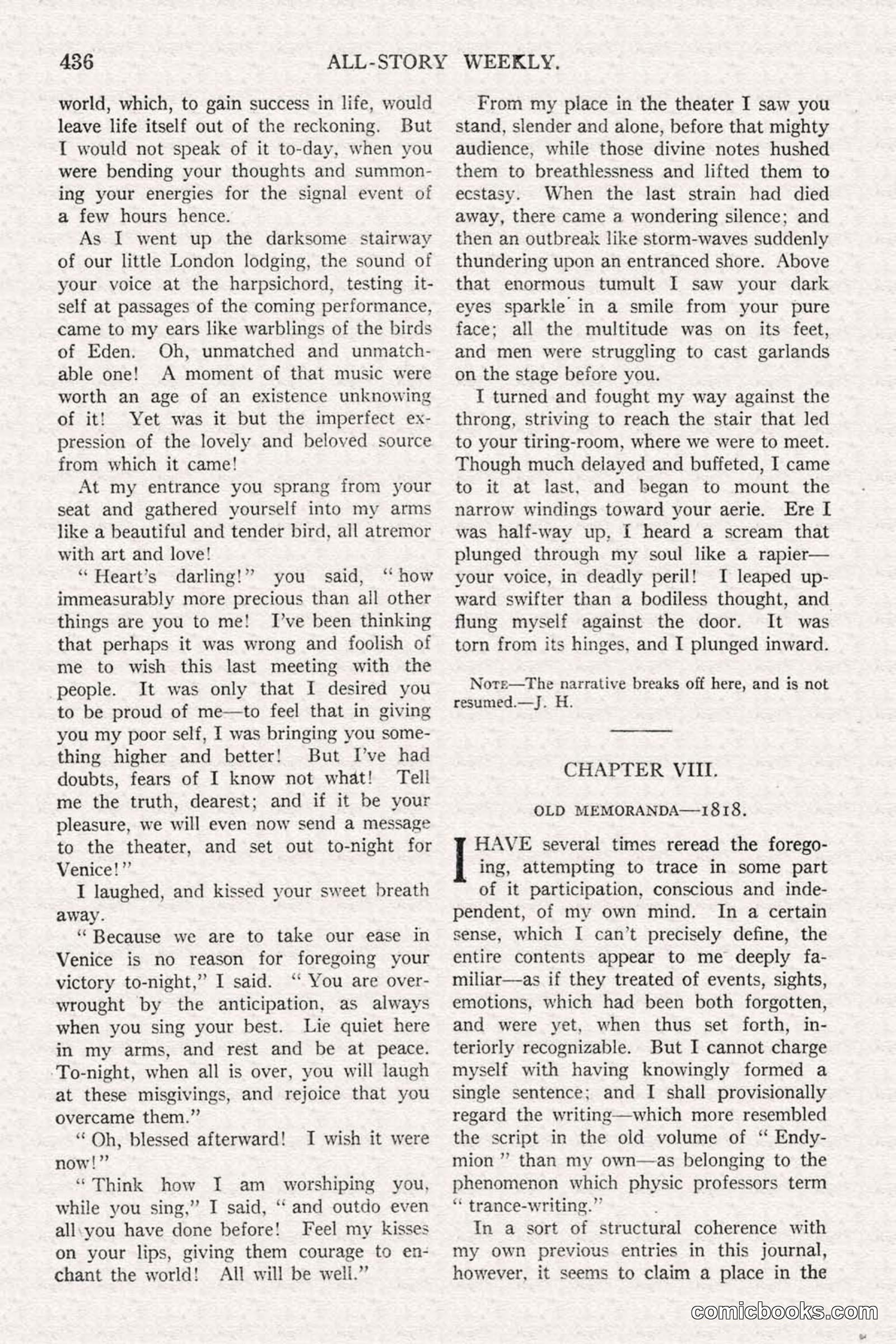 All Story Magazine, June 21, 1919 — page 94 of 188