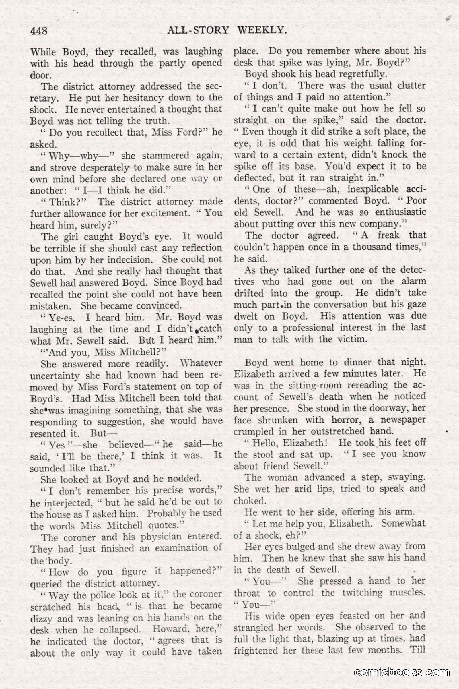 All Story Magazine, June 21, 1919 — page 106 of 188