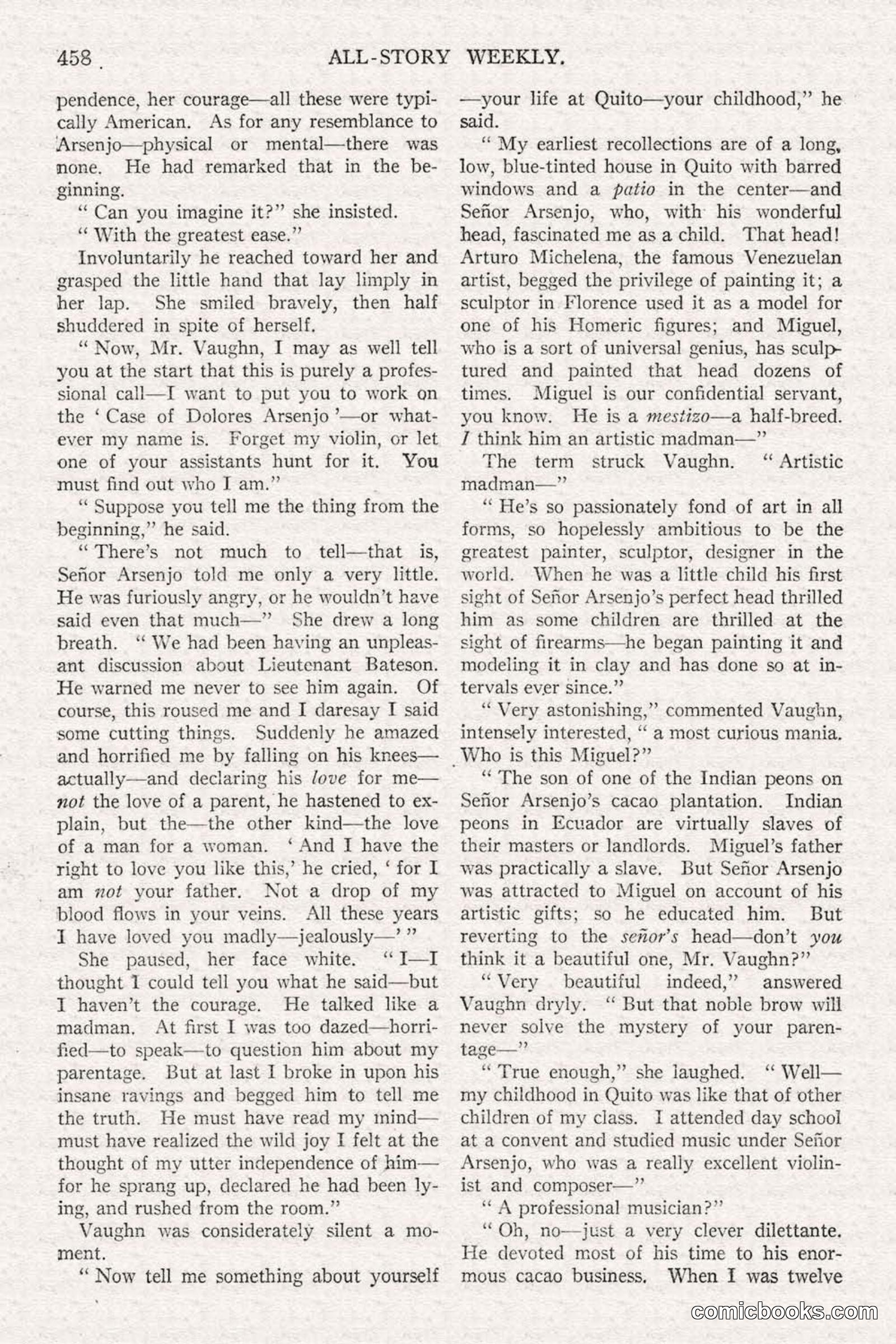 All Story Magazine, June 21, 1919 — page 116 of 188