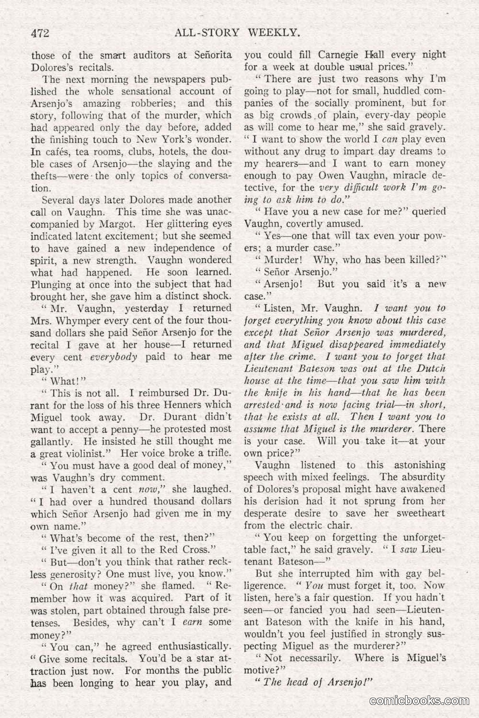 All Story Magazine, June 21, 1919 — page 130 of 188