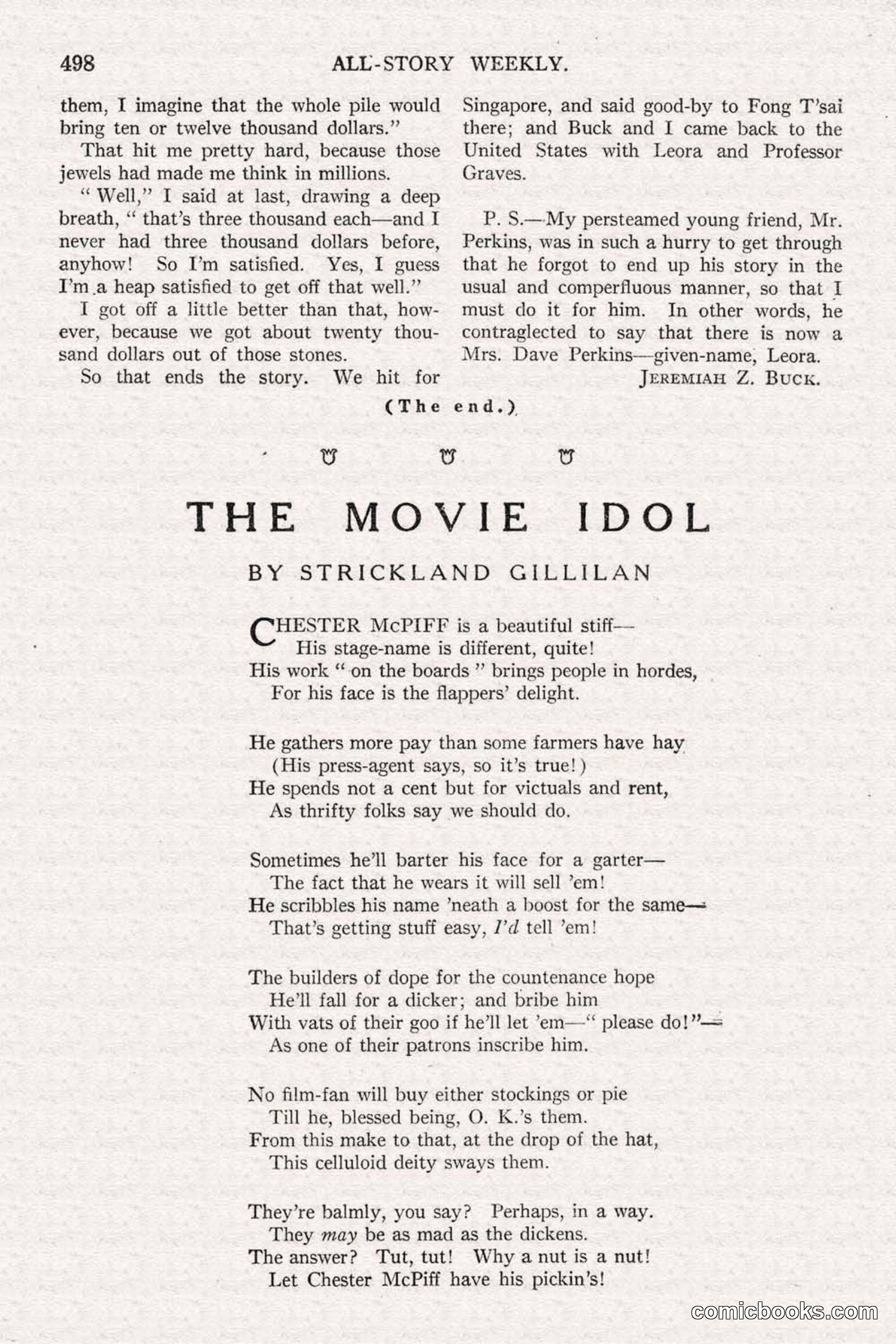 All Story Magazine, June 21, 1919 — page 156 of 188