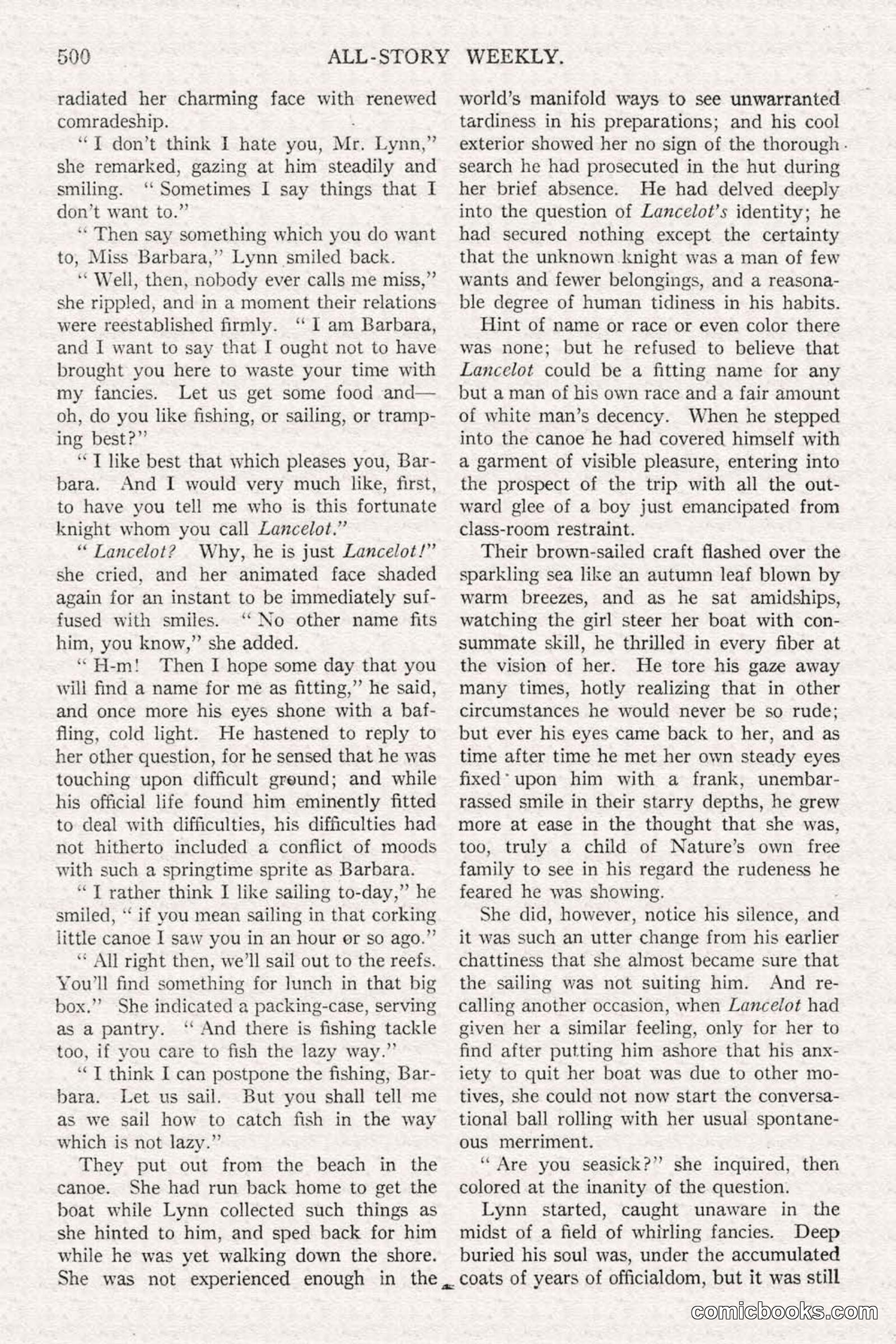 All Story Magazine, June 21, 1919 — page 158 of 188