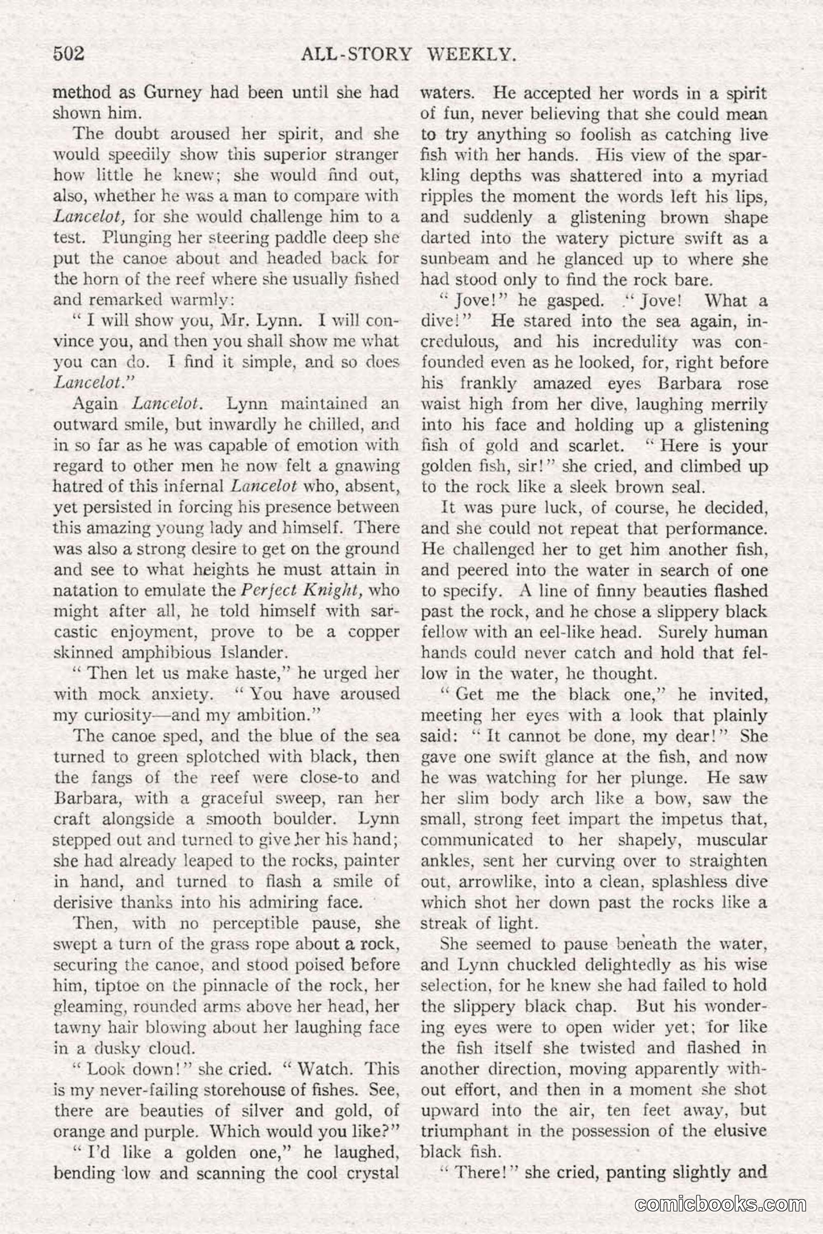 All Story Magazine, June 21, 1919 — page 160 of 188