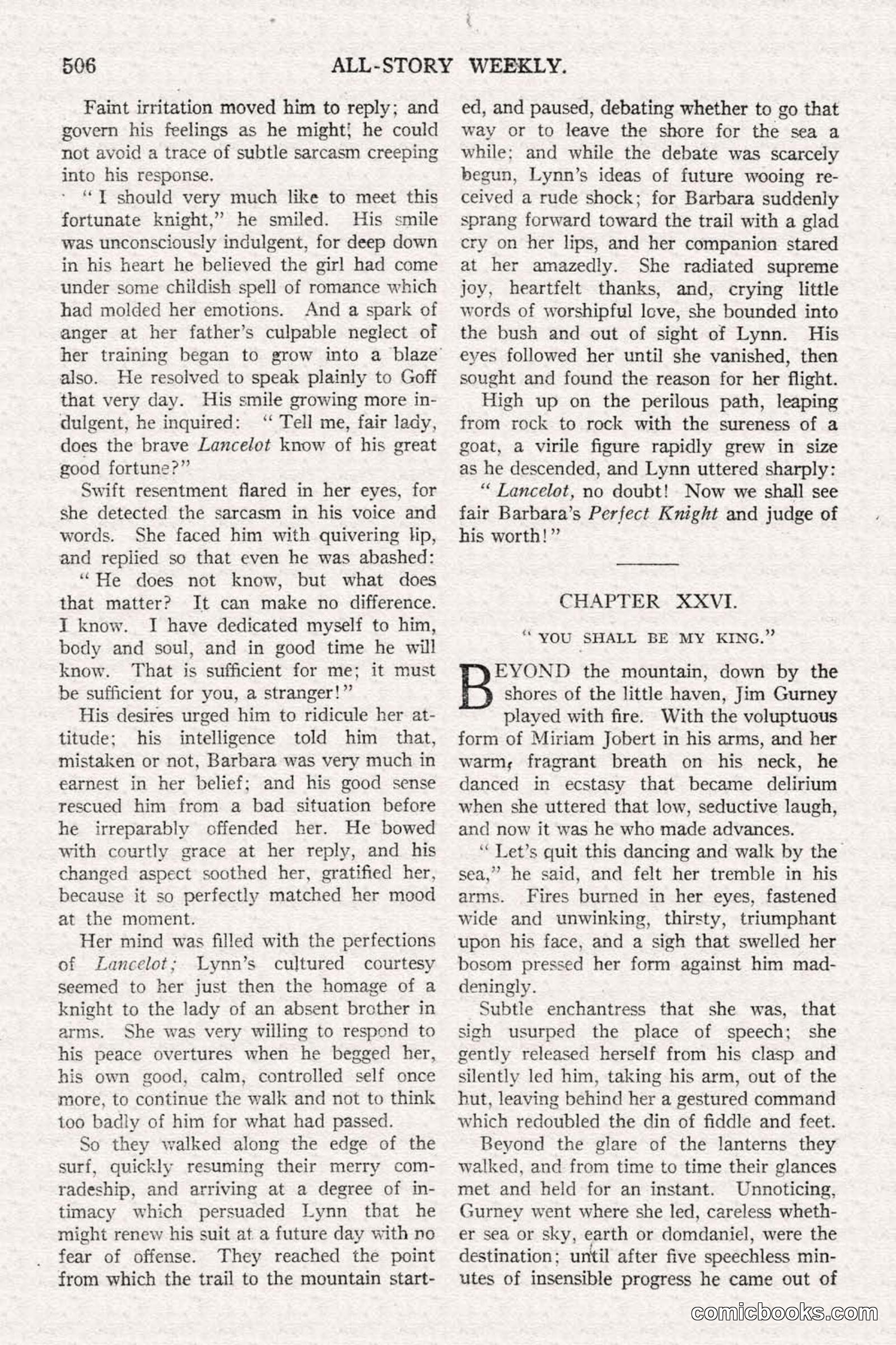 All Story Magazine, June 21, 1919 — page 164 of 188