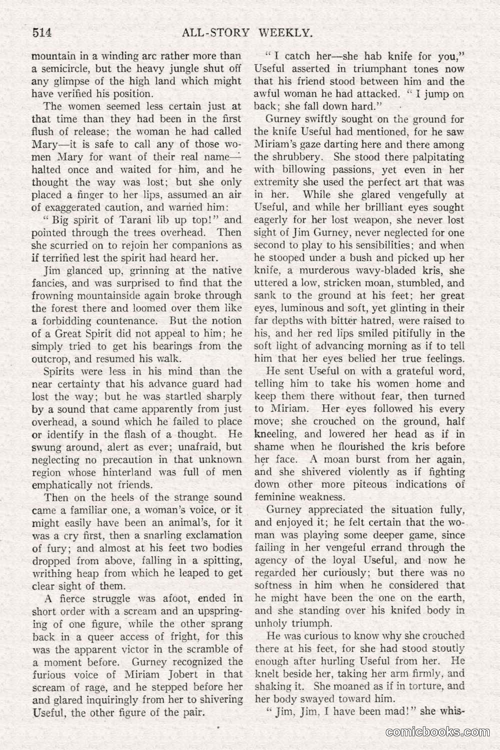 All Story Magazine, June 21, 1919 — page 172 of 188