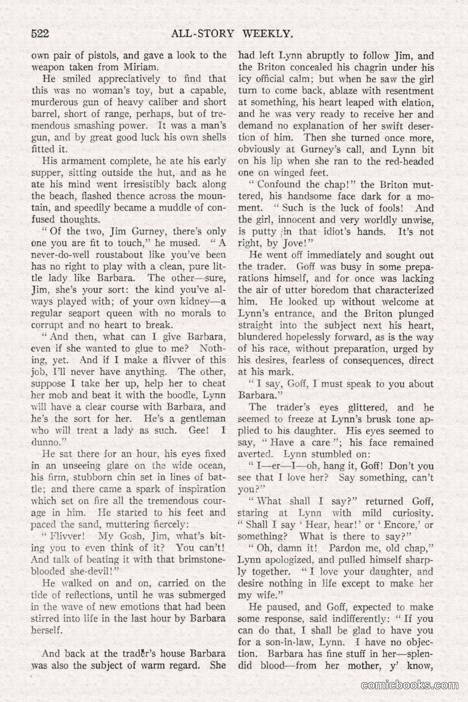 All Story Magazine, June 21, 1919 — page 180 of 188