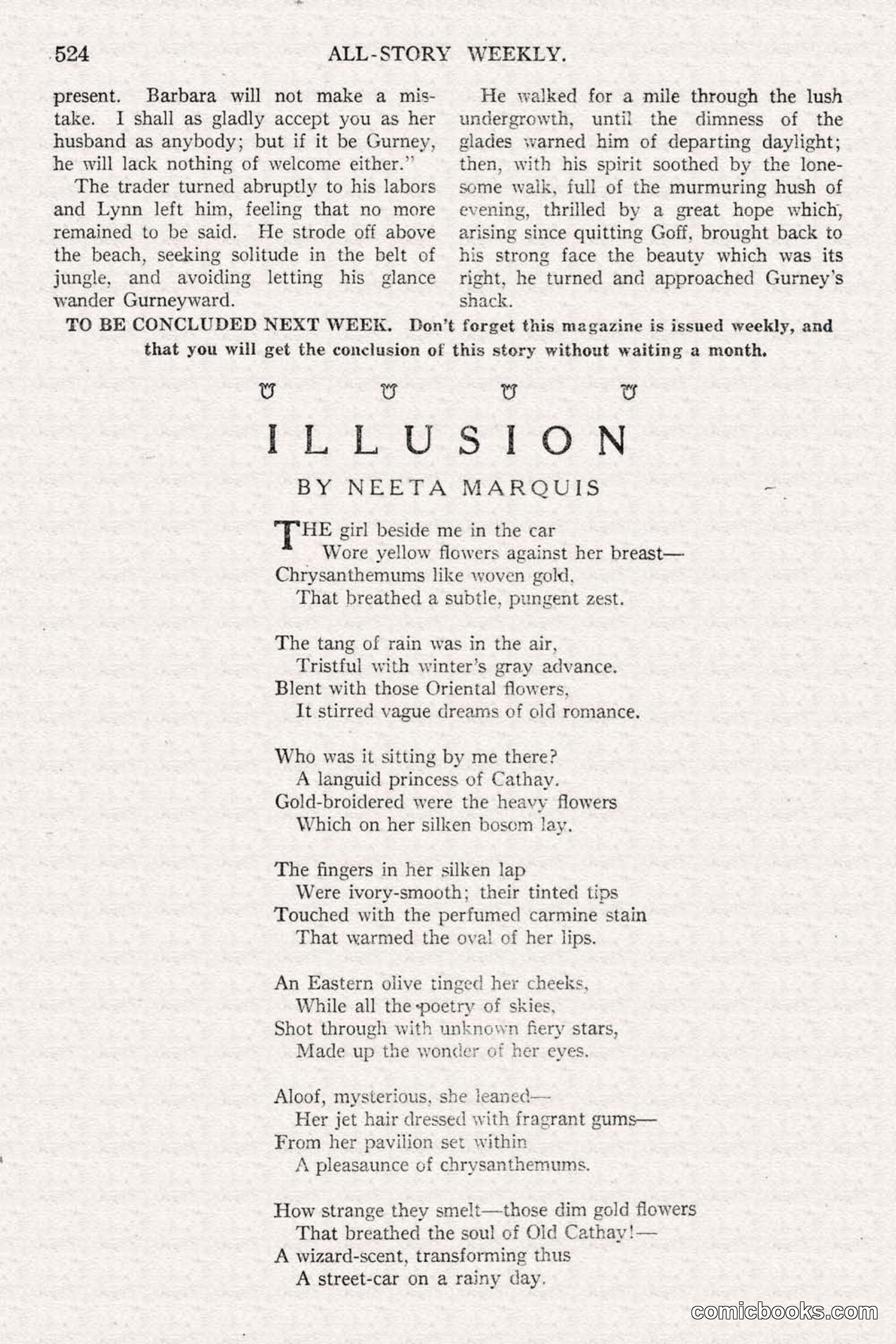 All Story Magazine, June 21, 1919 — page 182 of 188