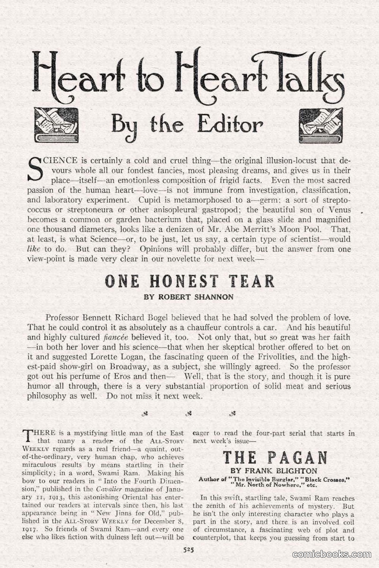 All Story Magazine, June 21, 1919 — page 183 of 188