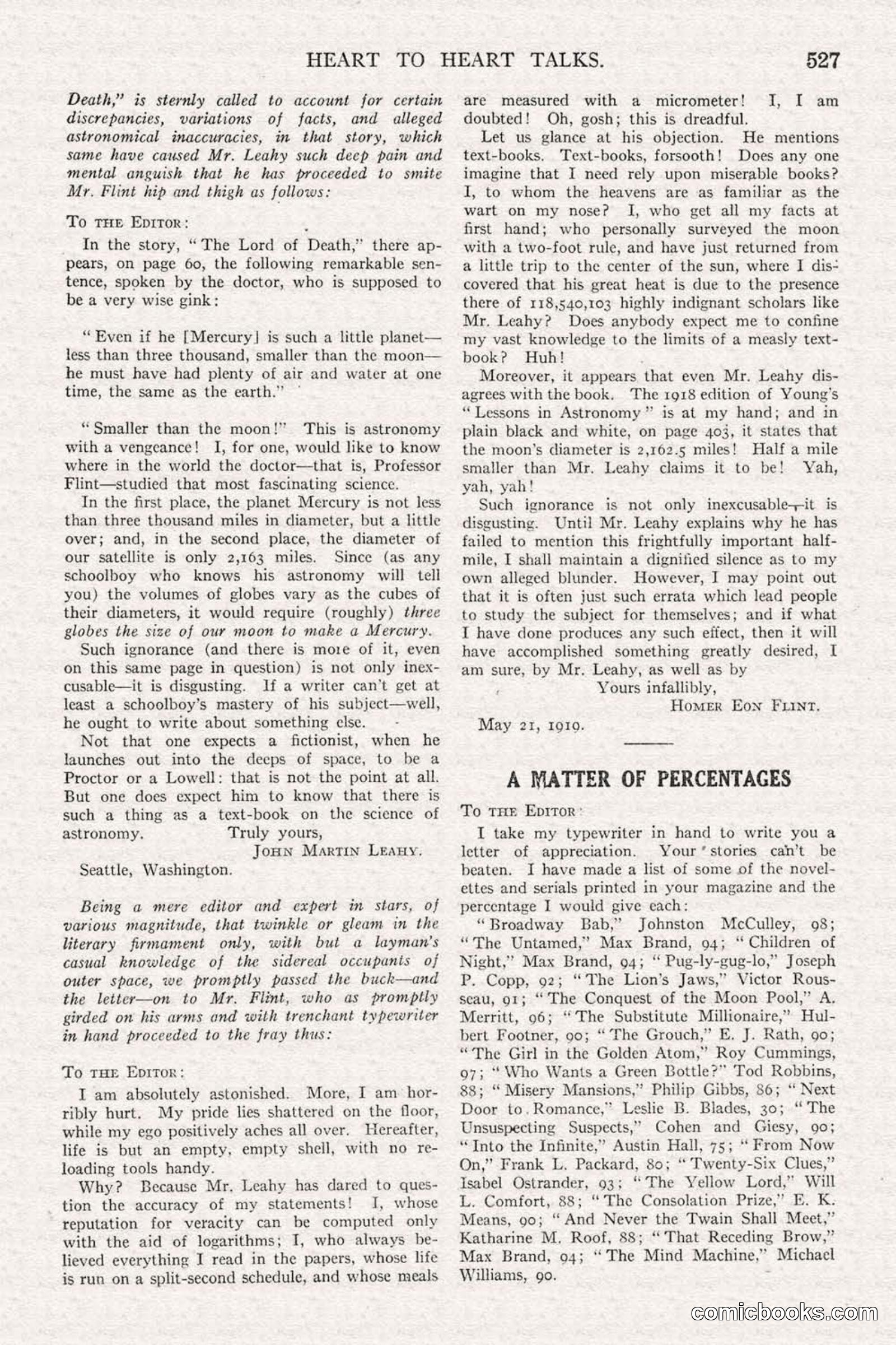 All Story Magazine, June 21, 1919 — page 185 of 188