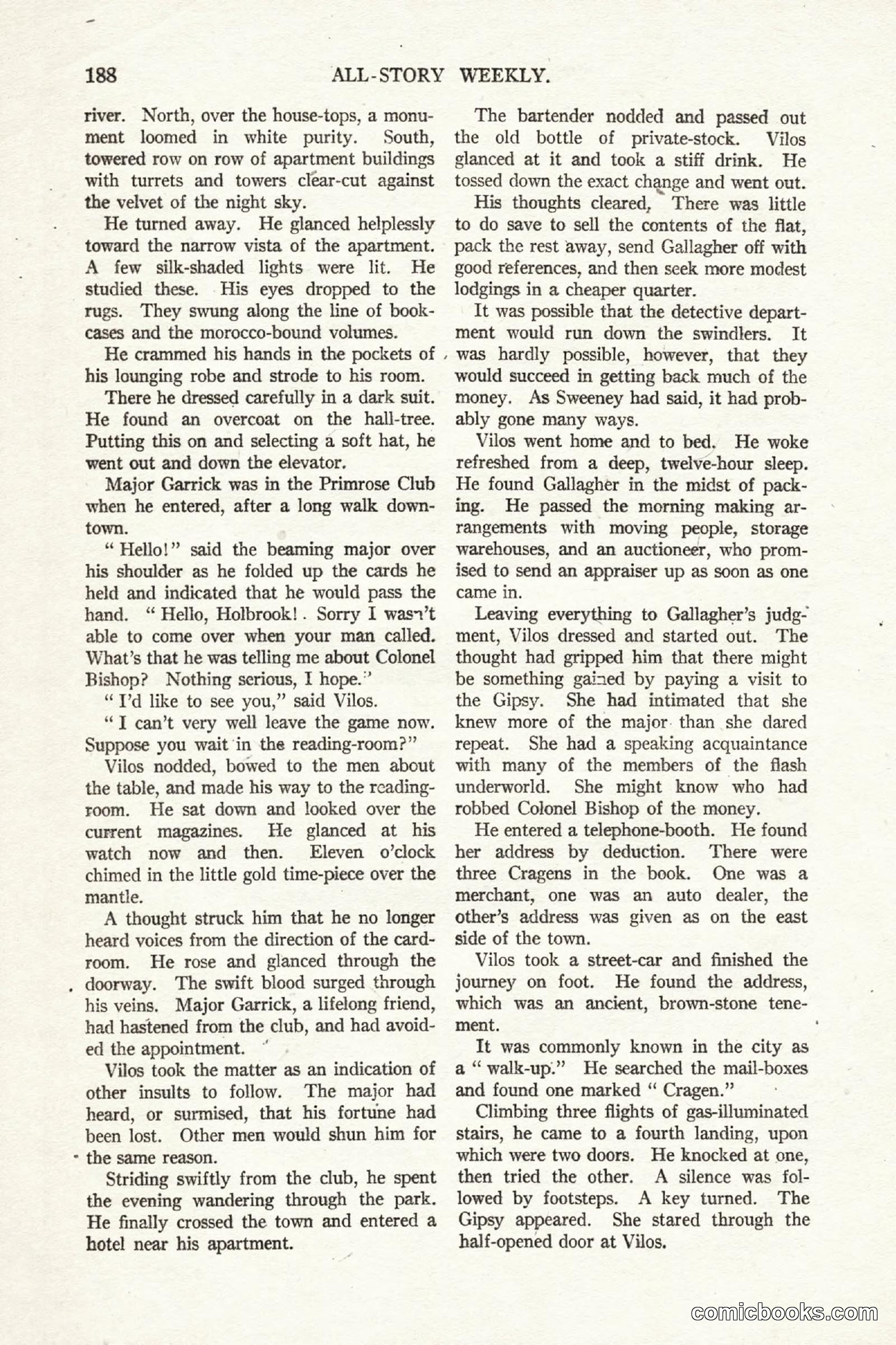 All Story Magazine, October 4, 1919 — page 26 of 208